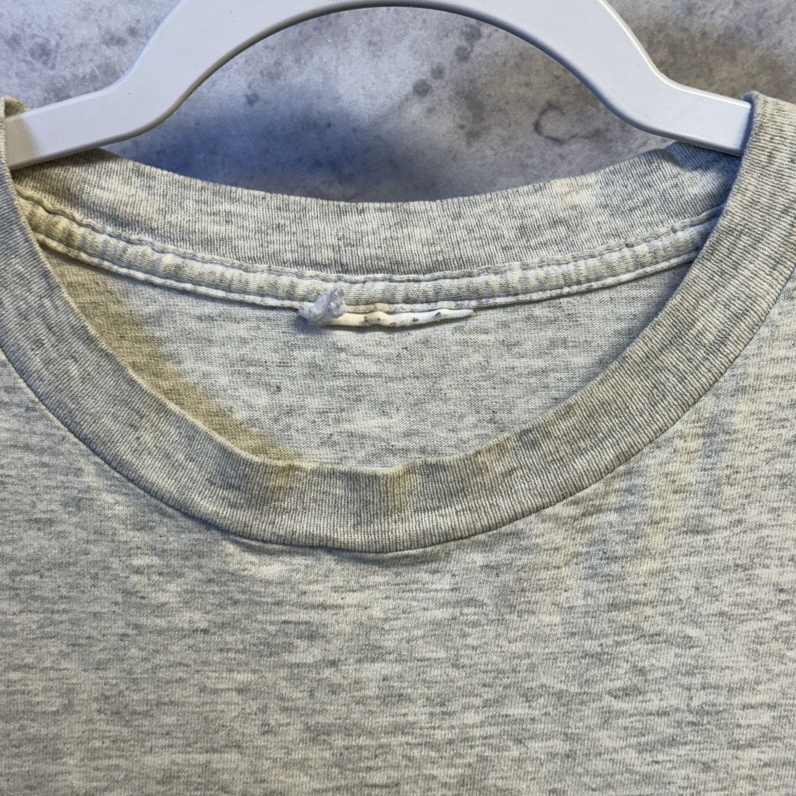 Reebok Vintage 90s Reebok T Shirt Mens XL 22x26 Heather Gray Short Size US XL / EU 56 / 4 - 3 Thumbnail
