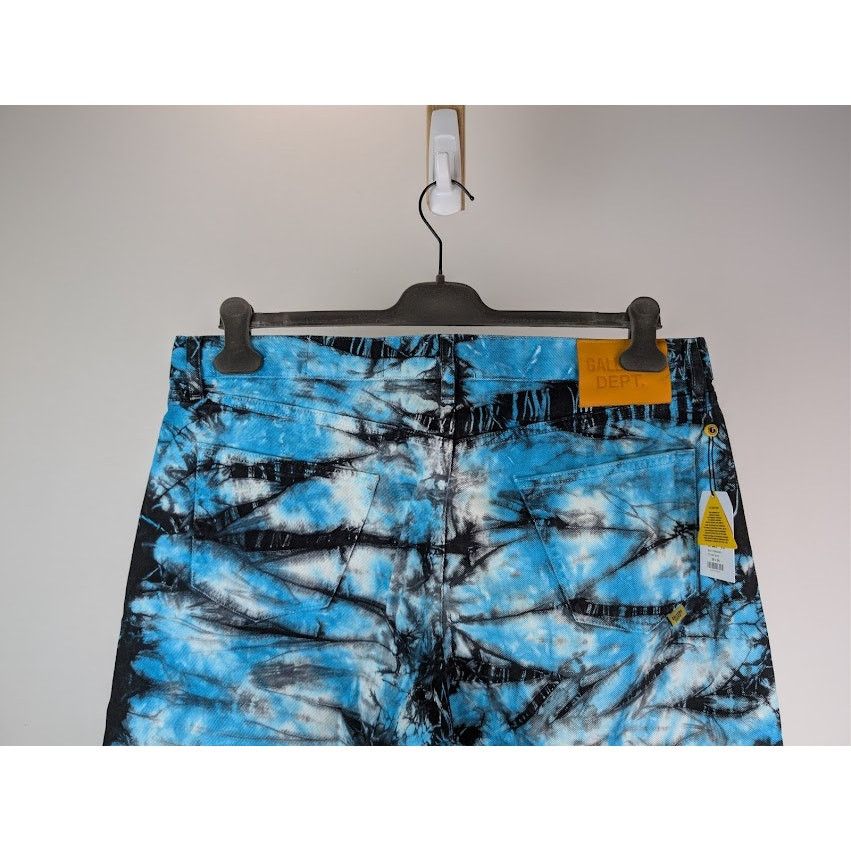 Gallery Dept. o1rshd1 Marley Tie Dye Denim Jeans in Blue / Black / White Size US 36 / EU 52 - 13 Thumbnail