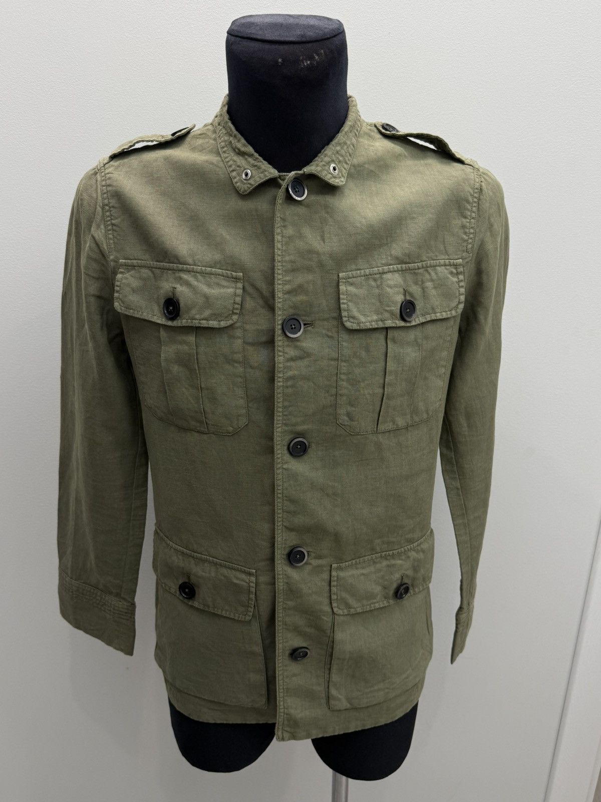 Etro Etro Linen Multopocket Field Jacket Size US S / EU 44-46 / 1 - 1 Thumbnail
