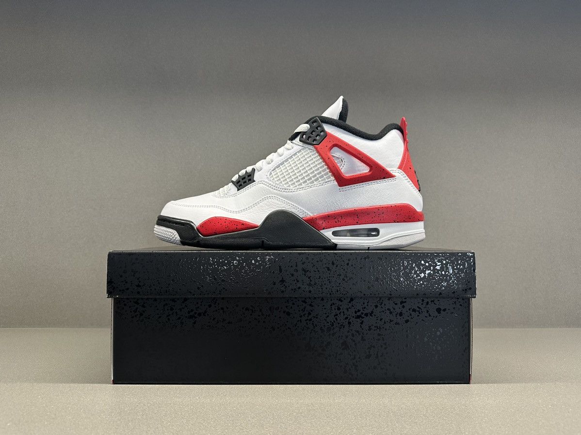 Jordan Brand Jordan 4 Retro Red Cement Size US 9 / EU 42 - 2 Thumbnail