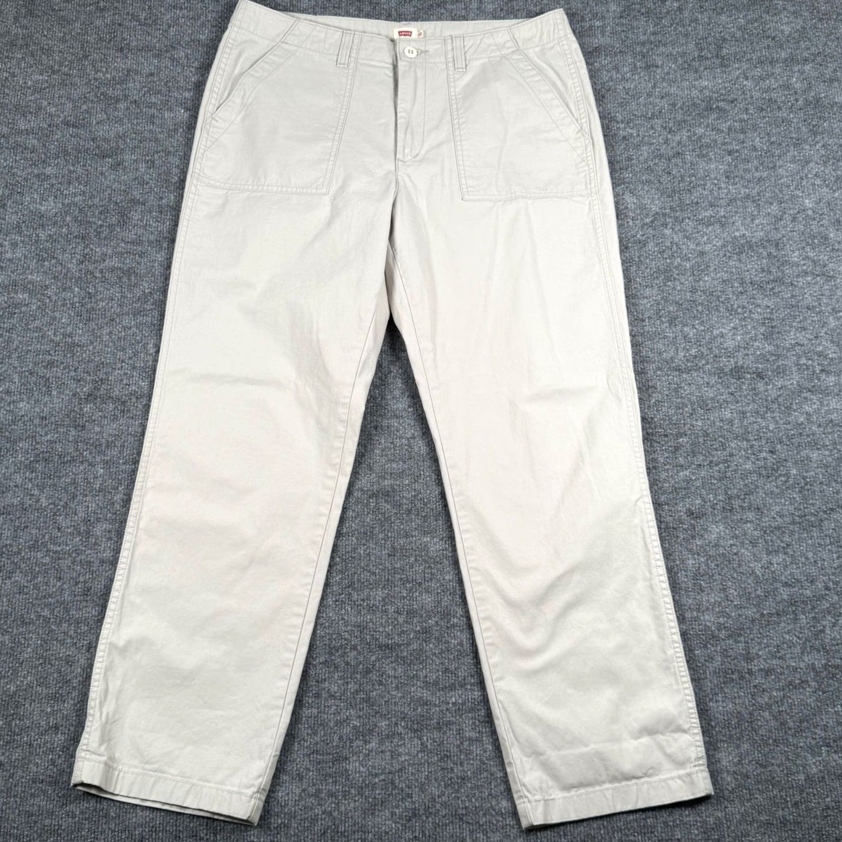 Levi's Levi's Men Chino Pants Beige Straight Leg 30 35x28 casual workwear 5-Pocket Modern Classic Boys Mens Size US 30 / EU 46 - 3 Thumbnail