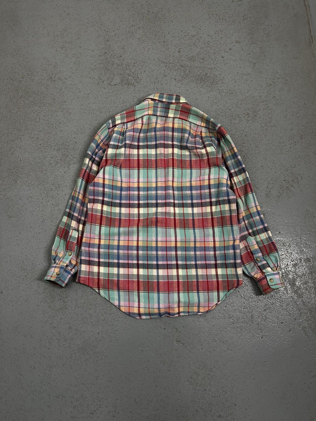 Polo Ralph Lauren Vintage 80s Ralph Lauren Flannel Shirt Size US M / EU 48-50 / 2 - 9 Thumbnail