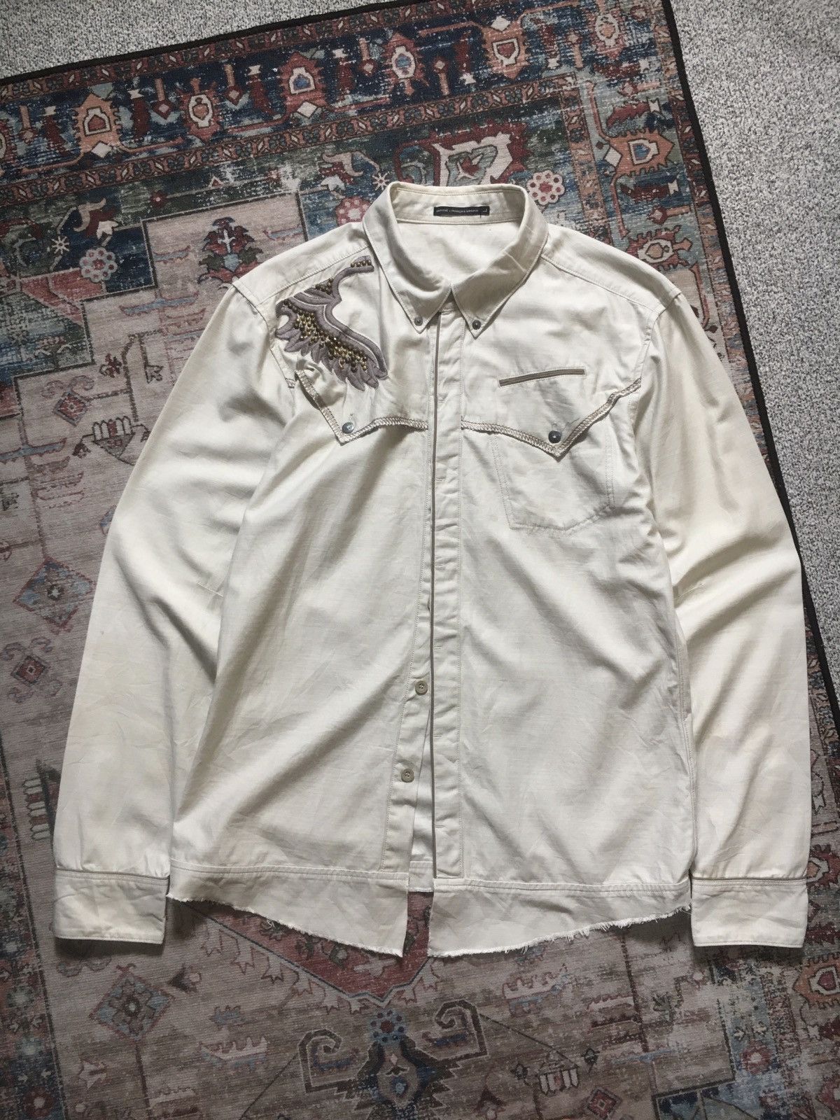 Marithe + Francois Girbaud Marithe Francois Girbaud Shirt Size US L / EU 52-54 / 3 - 2 Thumbnail