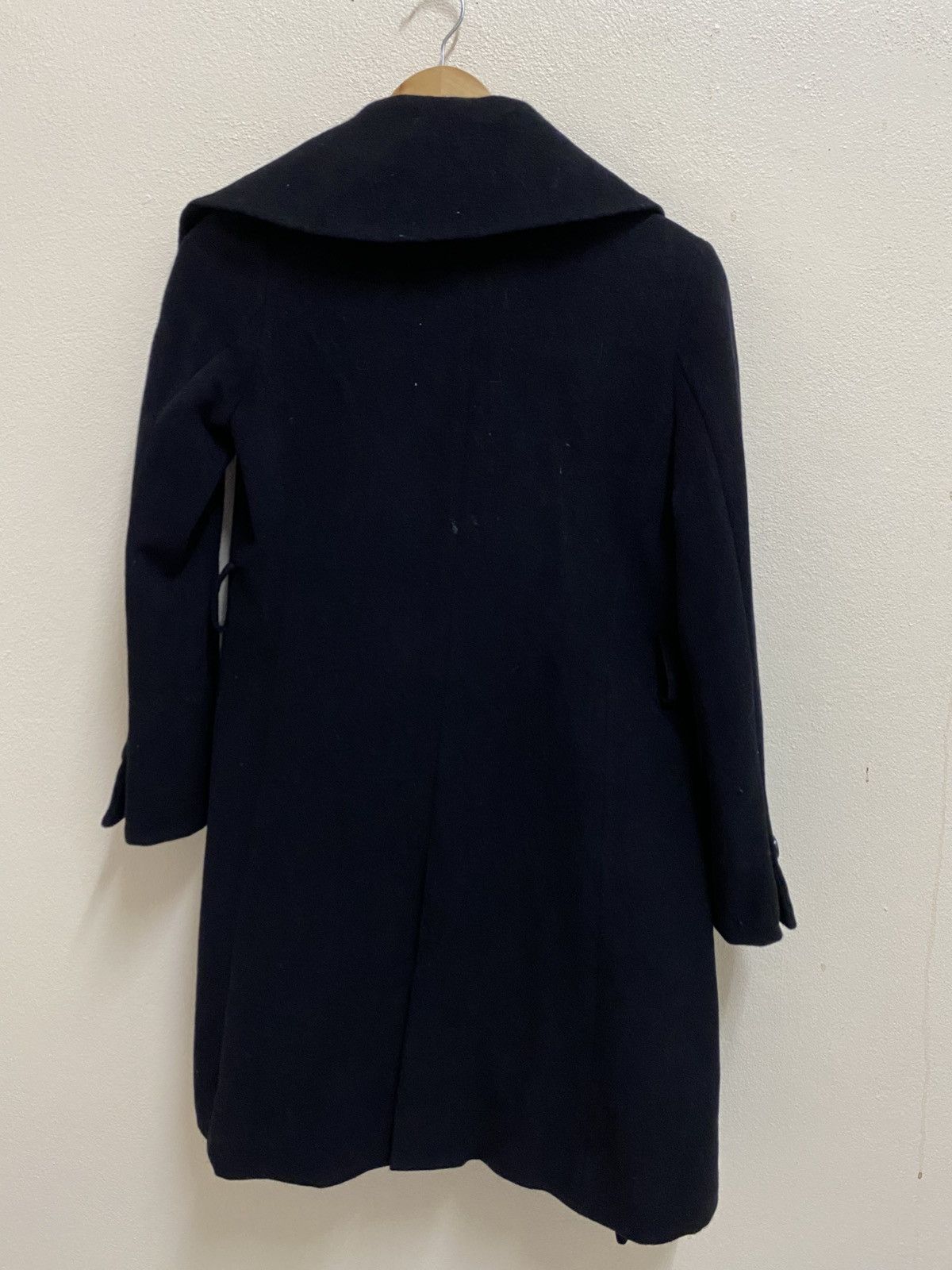 Japanese Brand Ined By Angora Wool Coat Jacket Black Size M / US 6-8 / IT 42-44 - 2 Thumbnail