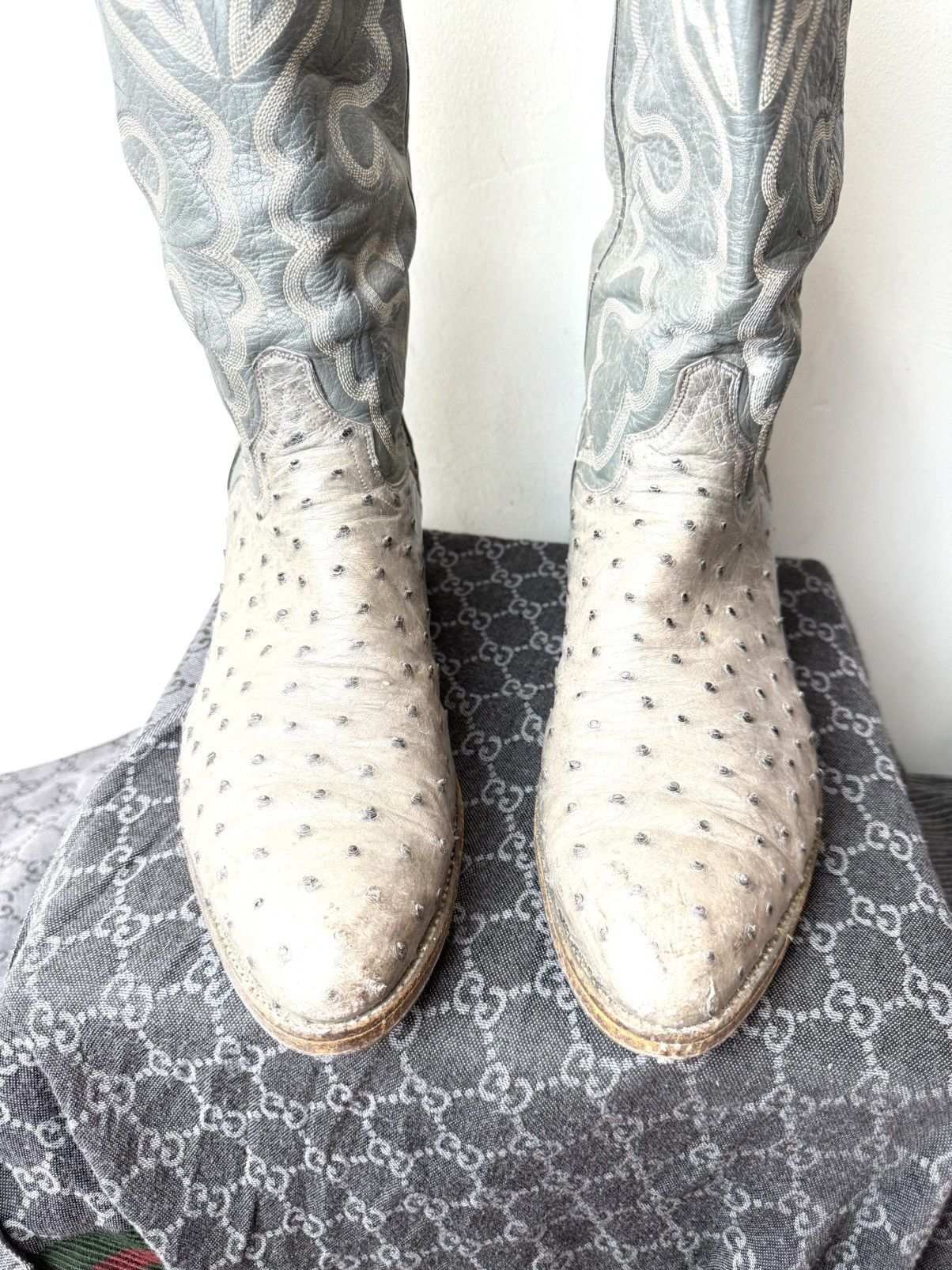 Cowboy Equipment 💥Rare! Vintage El Dorado USA Western Leather Cowboy Boots Size US 9 / EU 42 - 4 Thumbnail