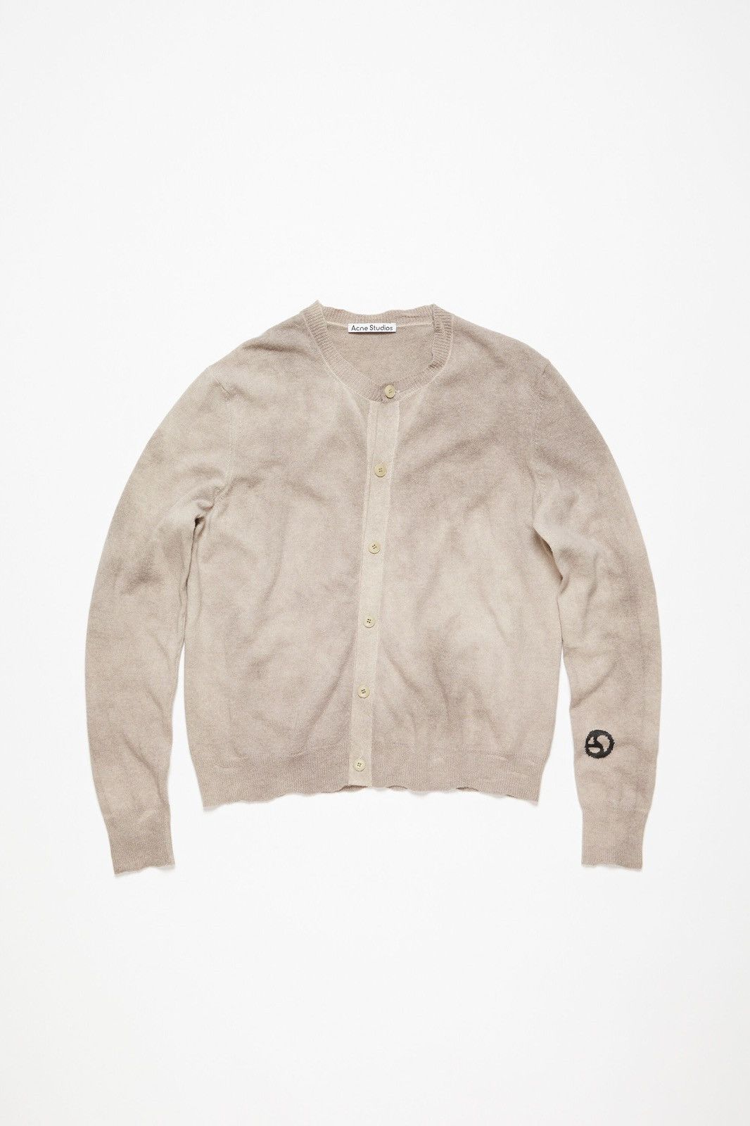 Acne Studios Crew neck Cardigan - Vintage beige Size US M / EU 48-50 / 2 - 1 Thumbnail