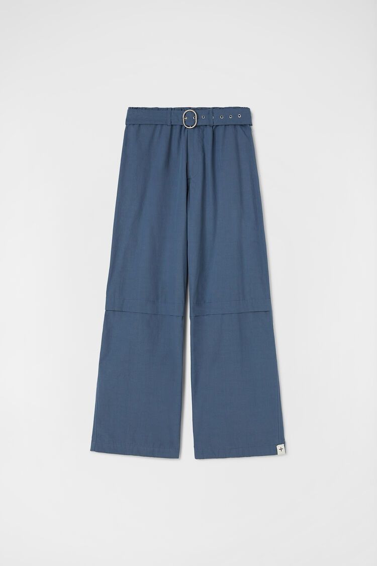 Jil Sander o1w1db10825 Trousers in Blue Size US 36 / EU 52 - 1 Thumbnail