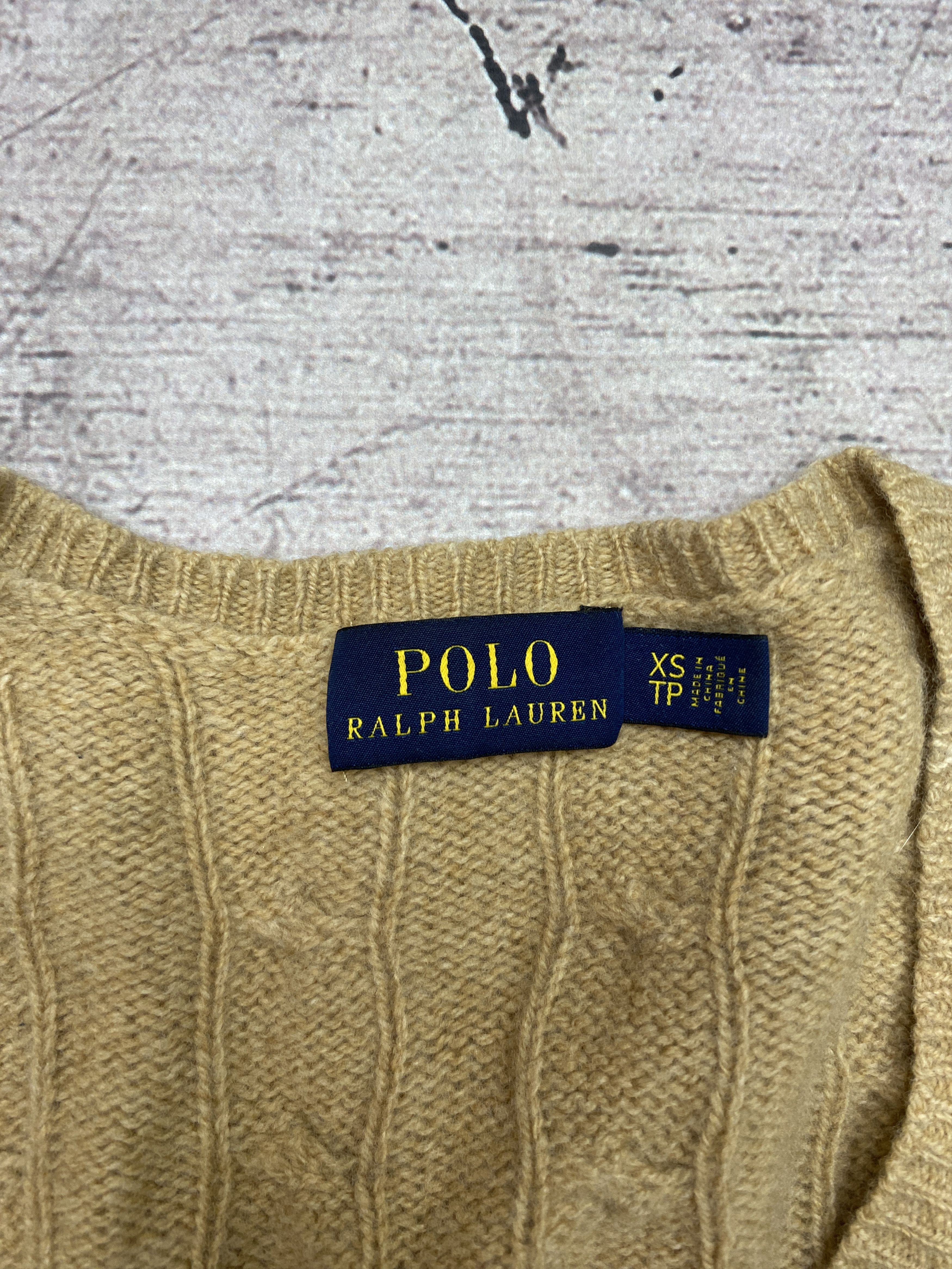 Polo Ralph Lauren × Ralph Lauren Polo Ralph Lauren Womens Wool Knit V-Neck Sweater Size XS / US 0-2 / IT 36-38 - 4 Thumbnail