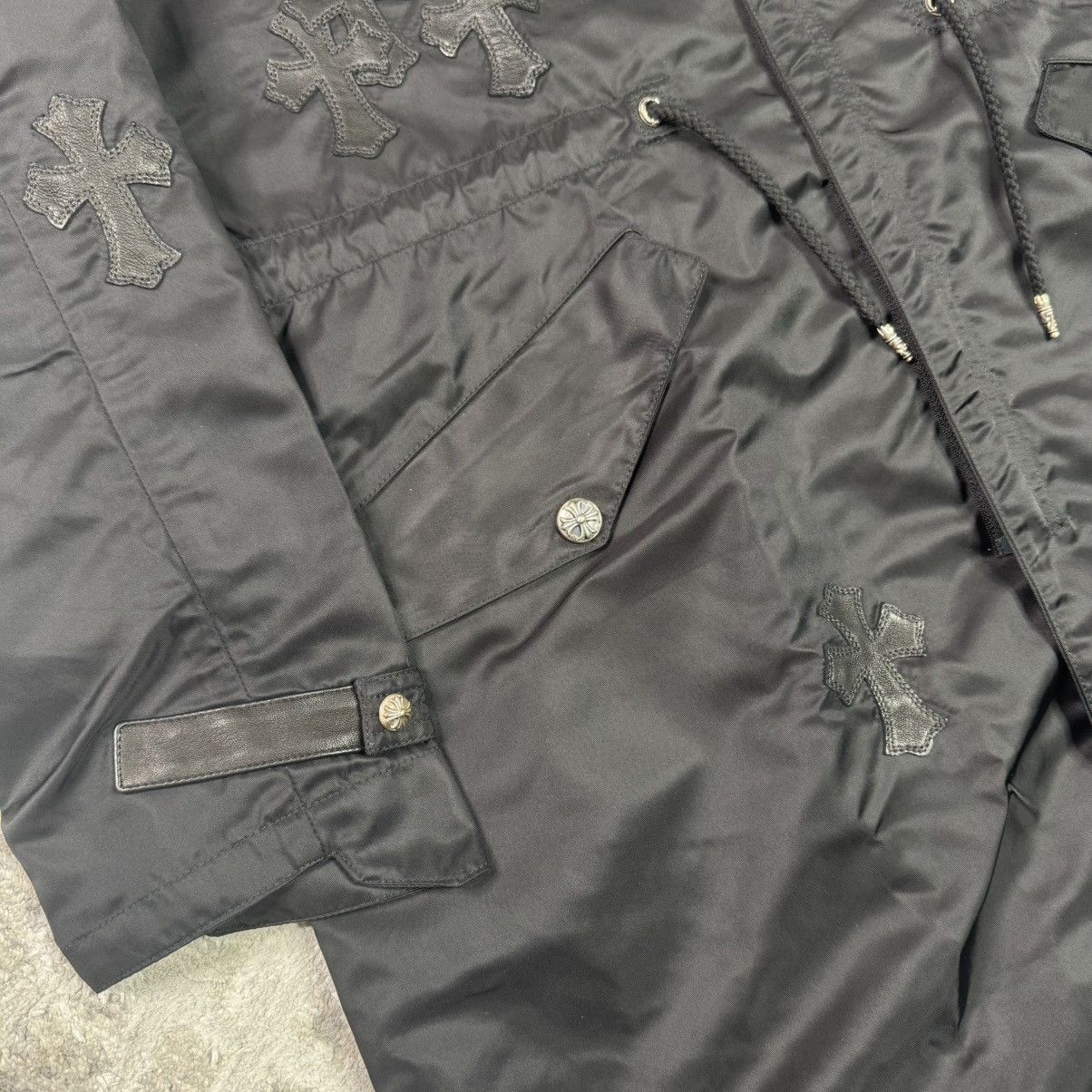 Chrome Hearts Nylon cross patch fishtail zip up jacket Size US L / EU 52-54 / 3 - 7 Thumbnail