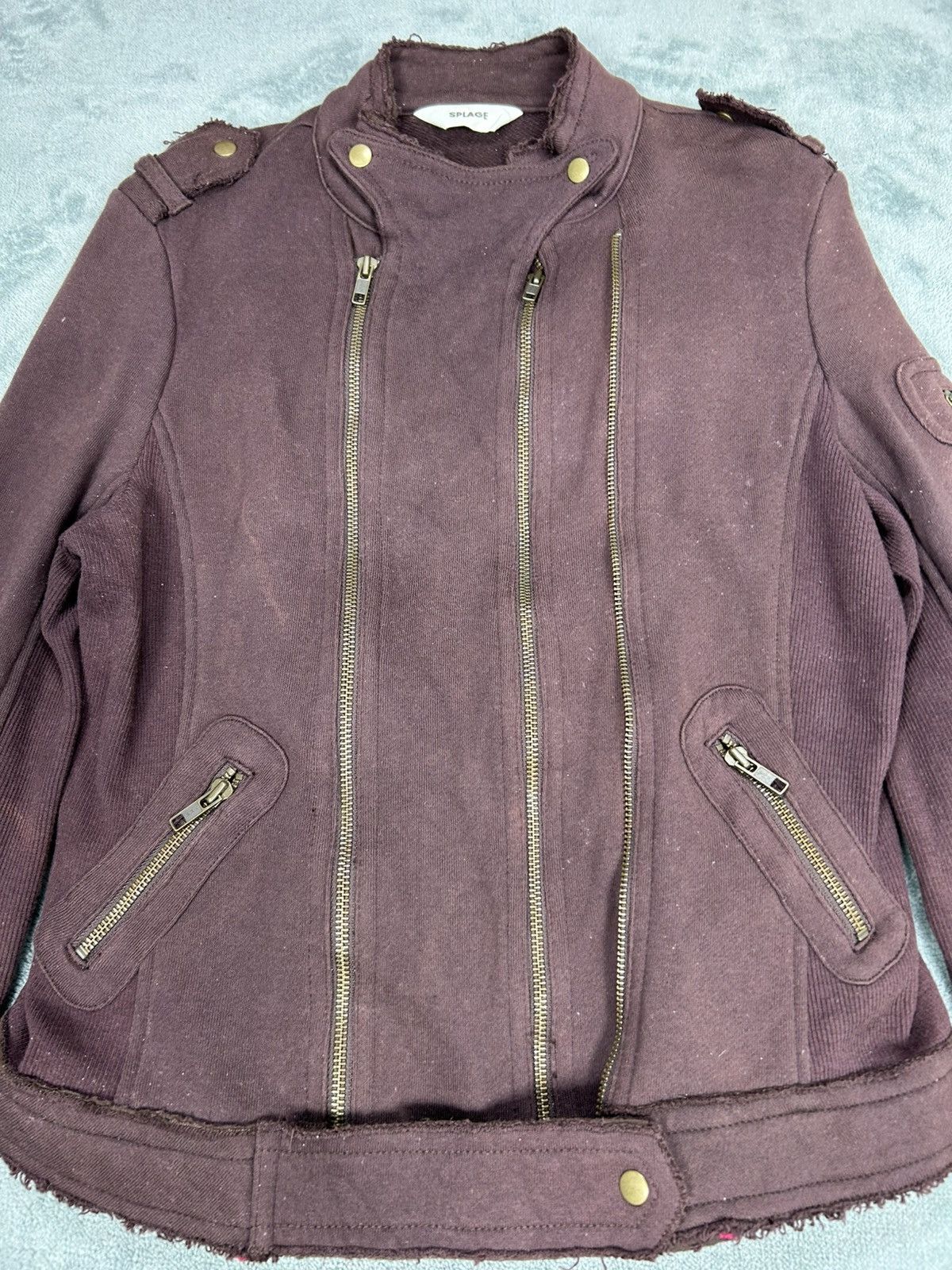 If Six Was Nine Splage Asymmetrical Zipper Jacket. J0116 Size M / US 6-8 / IT 42-44 - 3 Thumbnail