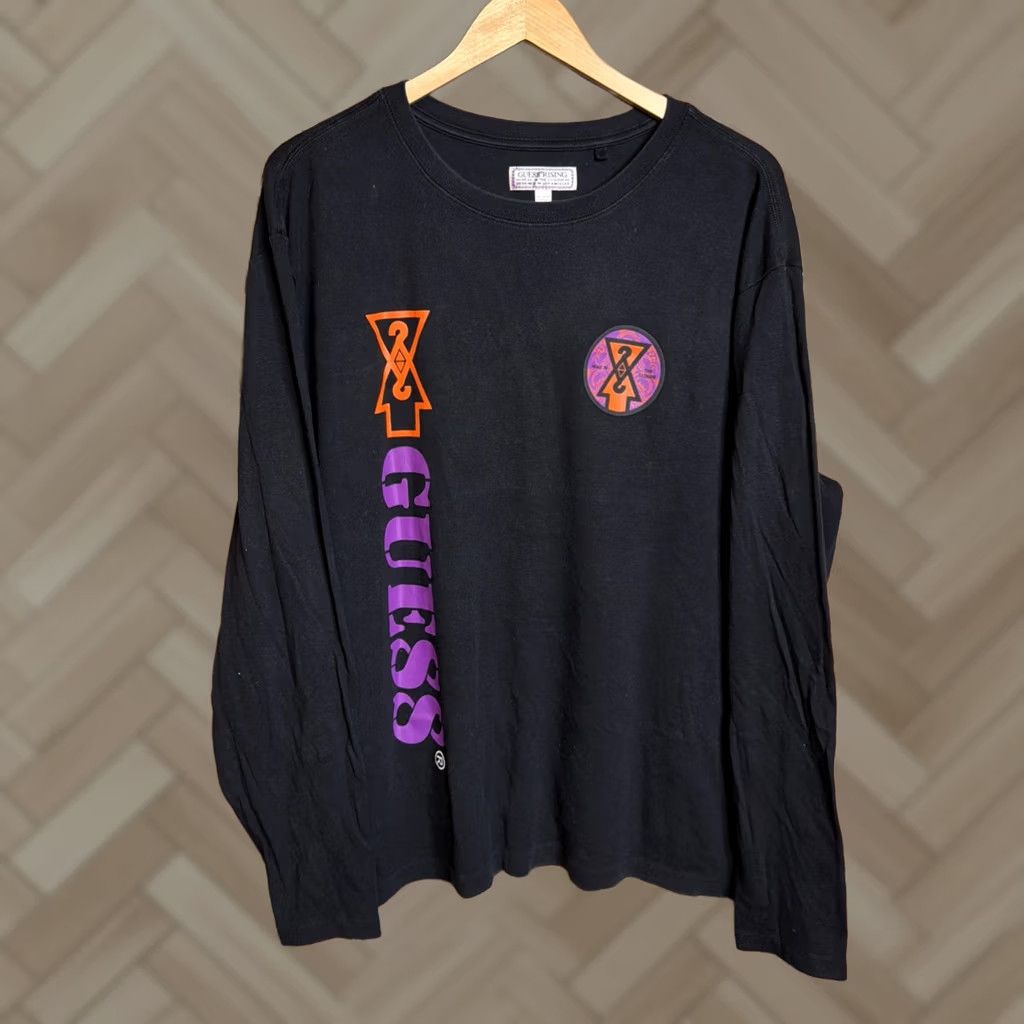Guess GUESS X 88rising Dragon Long Sleeve Tee Black L Mens Logo 90s Vintage: No Size US L / EU 52-54 / 3 - 1 Thumbnail