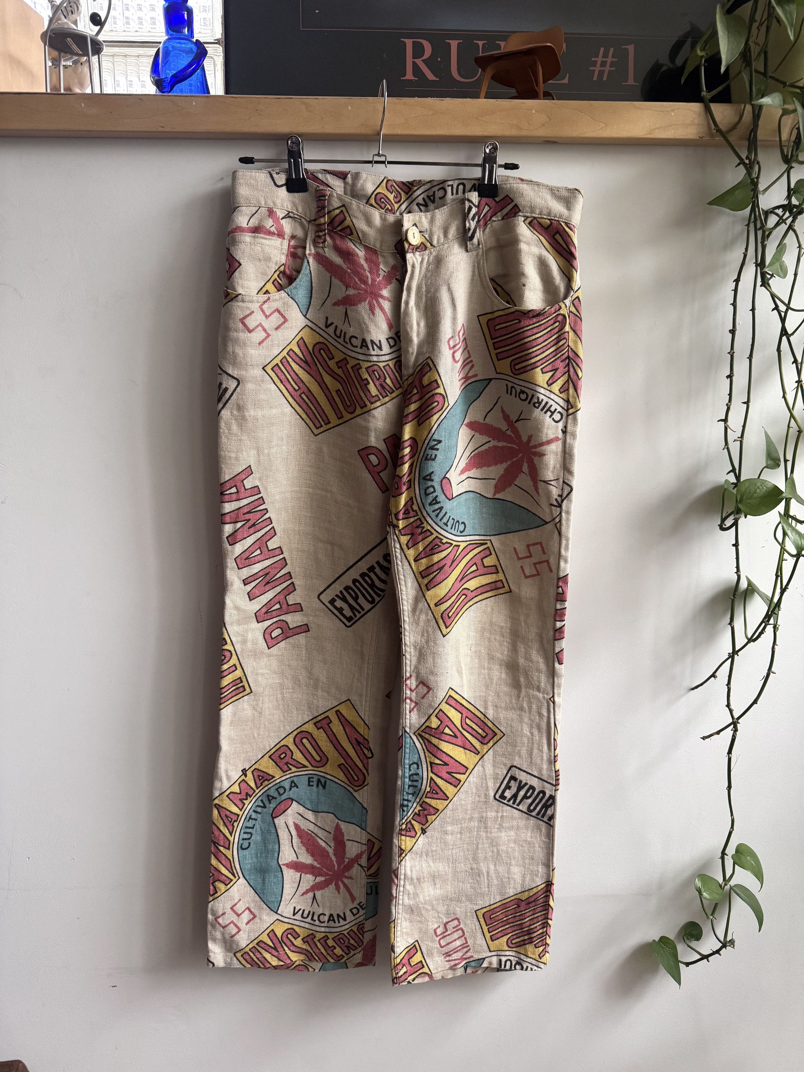 Hysteric Glamour Hysteric Glamour Panama Pants Size 31 Size US 31 - 1 Thumbnail