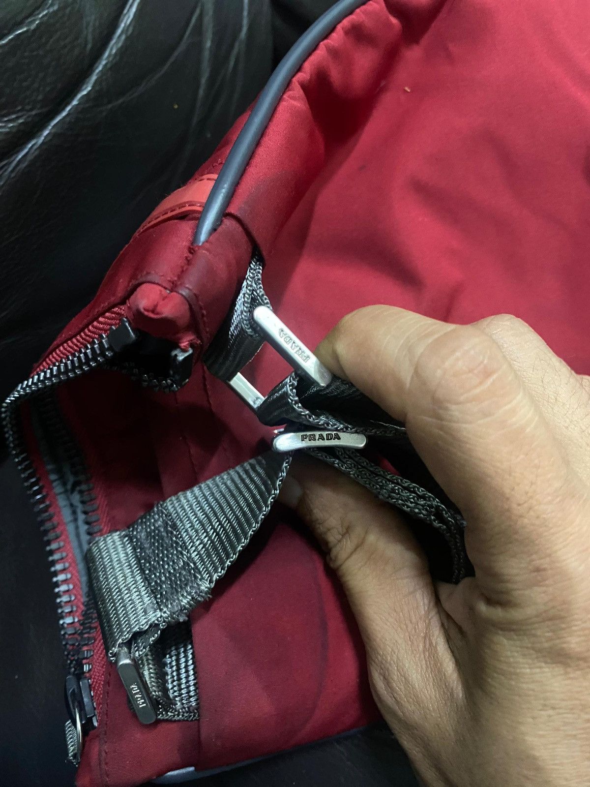 Prada Authentic PRADA Nylon Shoulder Bag Size ONE SIZE - 16 Thumbnail