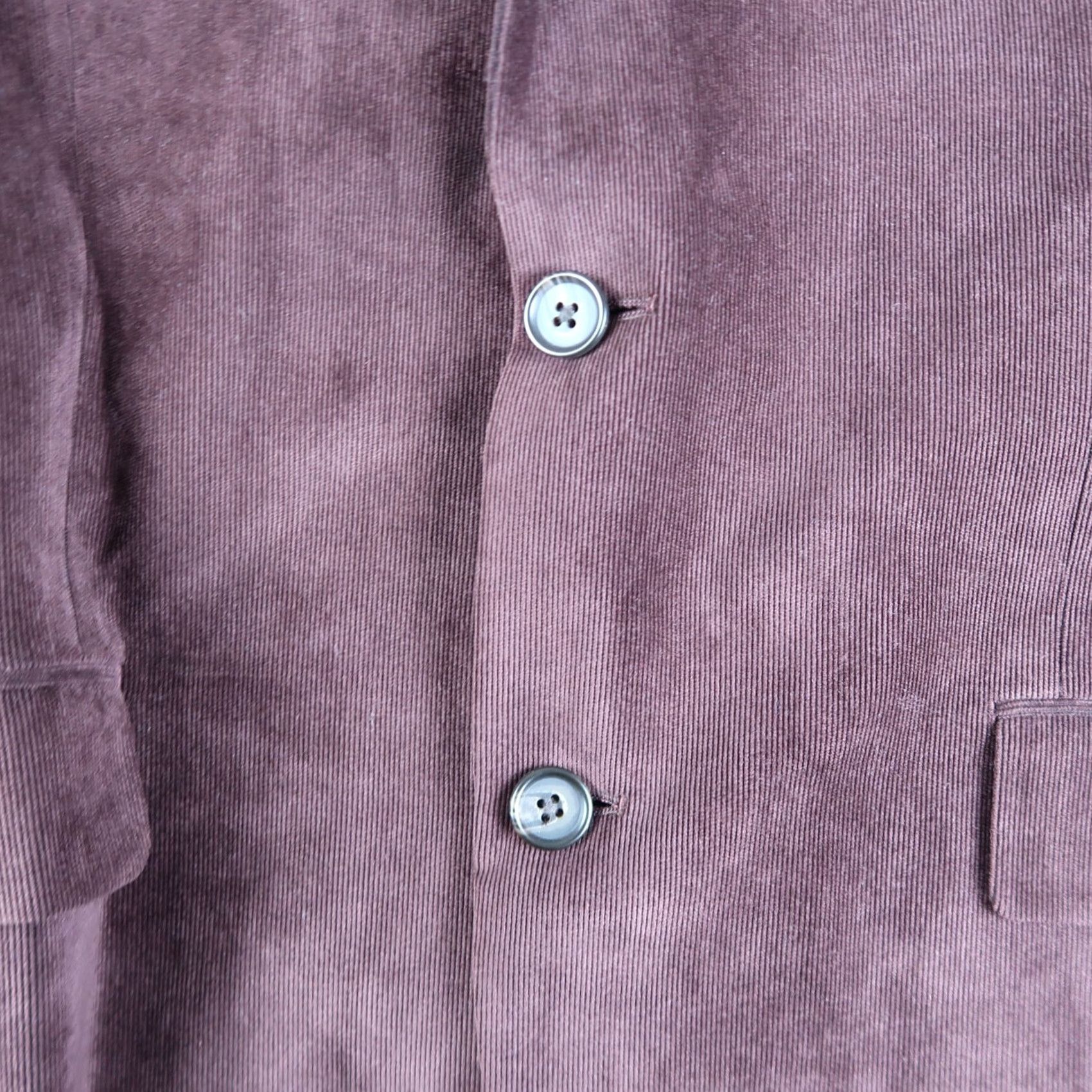 Ralph Lauren VINTAGE Lauren Ralph Lauren Blazer Mens 40R Corduroy Striped Lined Sport Coat Size 40R - 3 Thumbnail