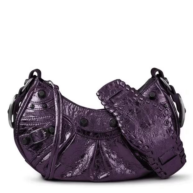 Balenciaga o1g2r1mq0924 Size: OS / Shoulder Bag in Dark Purple Size ONE SIZE - 1 Thumbnail