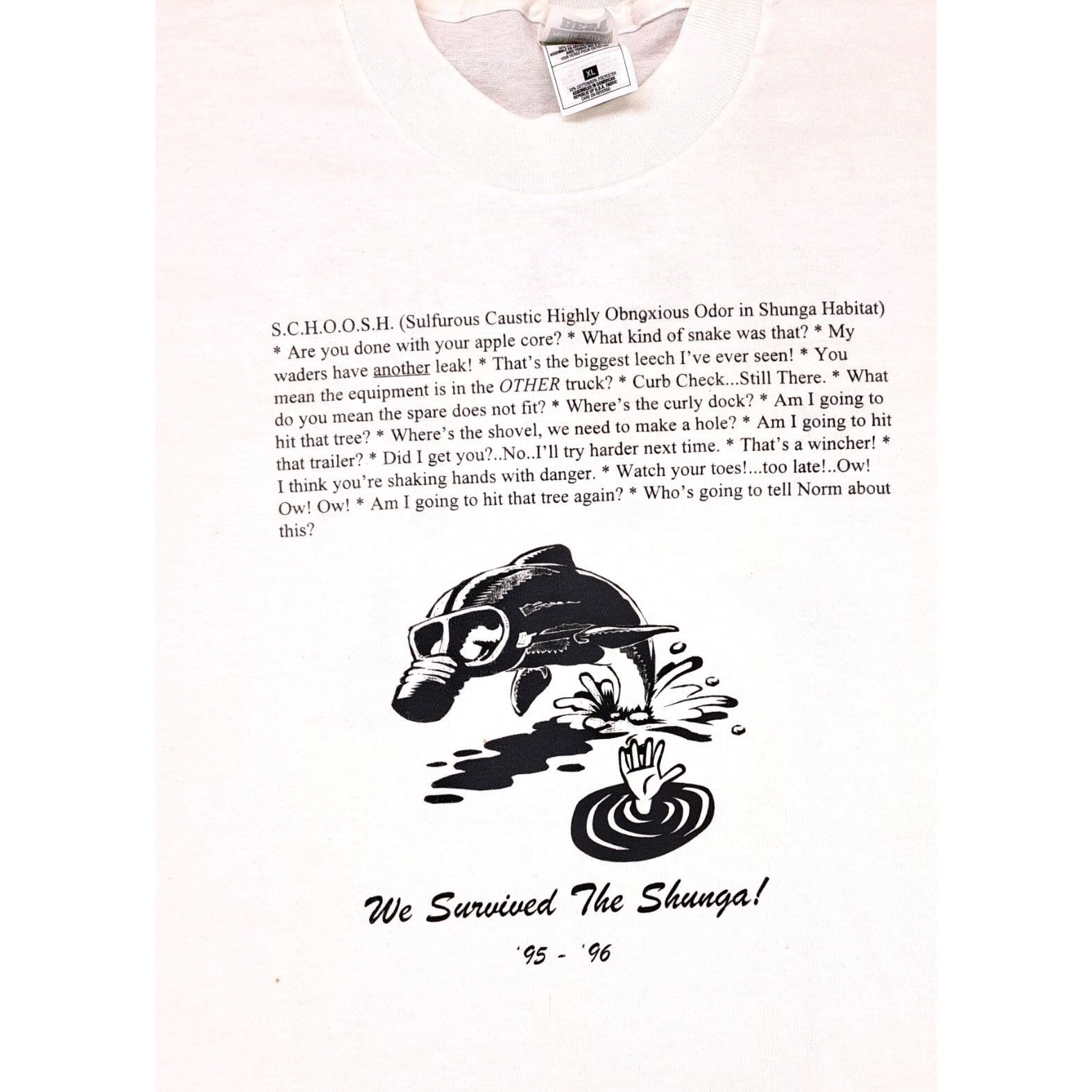 Fruit Of The Loom Vintage Americorps T-Shirt Survived The Shunga Men XL Size US XL / EU 56 / 4 - 3 Thumbnail