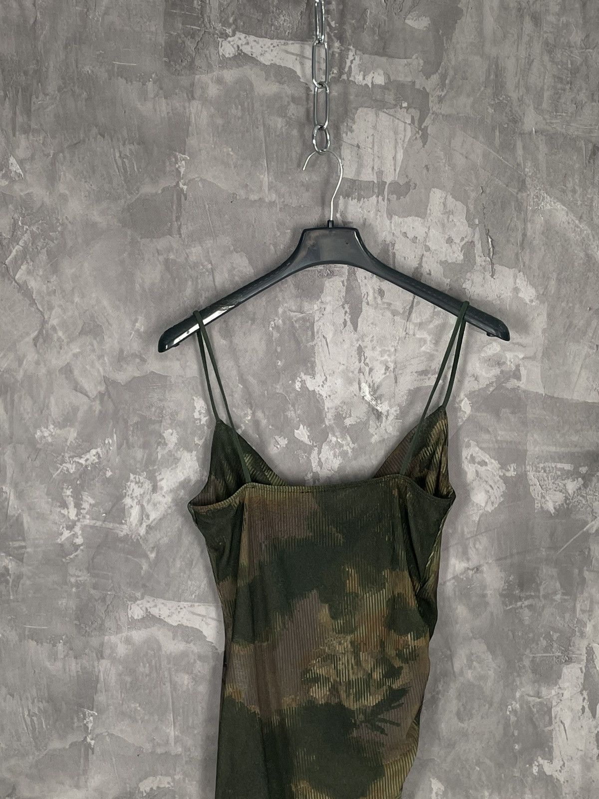 Vintage Vintage Mesh Printed Tank Top Gaultier Style Size S / US 4 / IT 40 - 2 Thumbnail