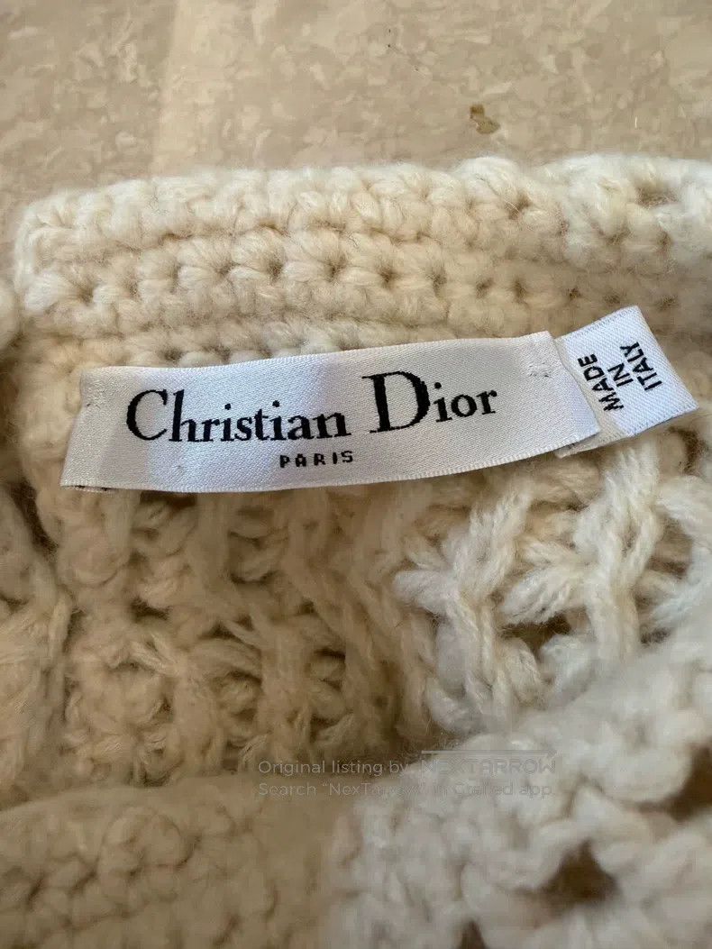 Dior Dior Cashmere hollow knitted sweater Size XS / US 0-2 / IT 36-38 - 3 Thumbnail