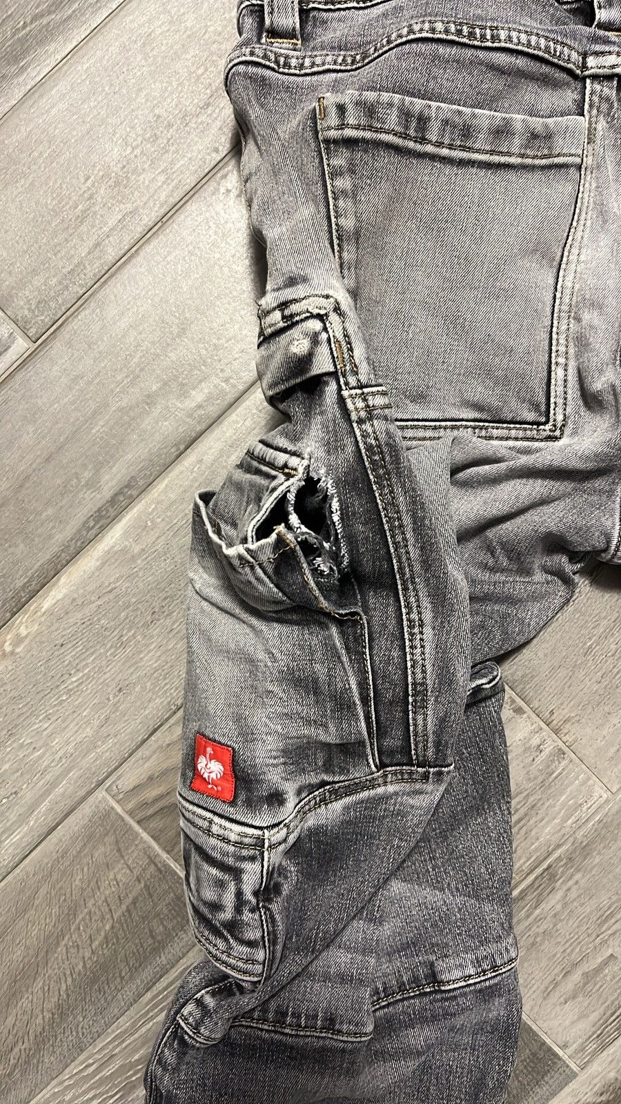 Japanese Brand × Vintage Vintage multi pocket Denim Work Wear Enqelbert Strause jeans Size US 33 - 12 Thumbnail