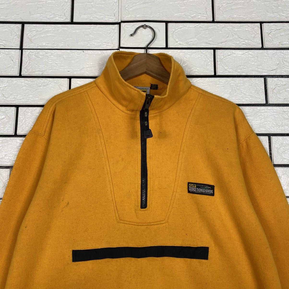 Japanese Brand Vintage Fleece Jacket Dip Pile Sherpa George Thomas Hawkins Size US M / EU 48-50 / 2 - 4 Thumbnail