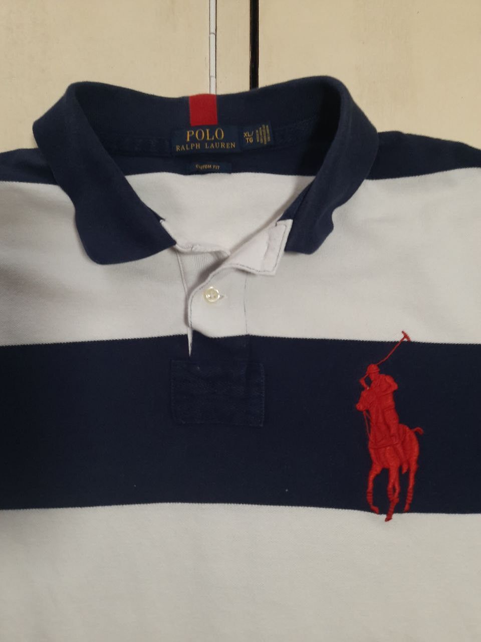 Polo Ralph Lauren × Ralph Lauren Polo Ralph Lauren Striped Polo Shirt Size US XL / EU 56 / 4 - 6 Thumbnail