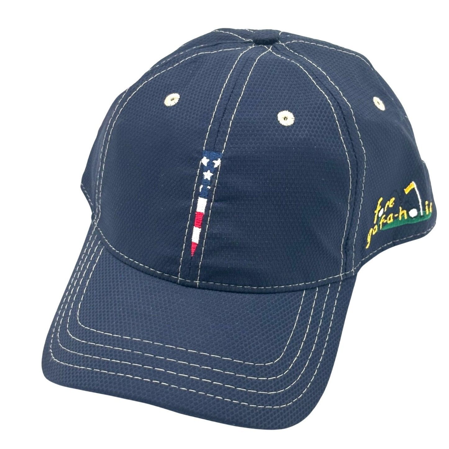 Other Pukka Stars and Stripes Tee Embroidered Mesh Golf Cap, Navy Size ONE SIZE - 1 Thumbnail