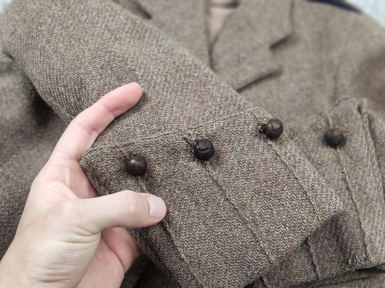 Harris Tweed Harris Tweed Scotland Vintage 50's Wool Blazer Jacket Size S / US 4 / IT 40 - 22 Thumbnail