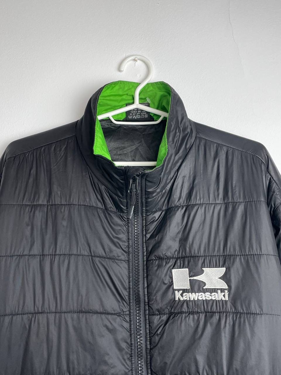 Vintage Kawasaki Vintage Racing Jacket Big CENTER Logo Oversized Y2K Size US XXL / EU 58 / 5 - 2 Thumbnail