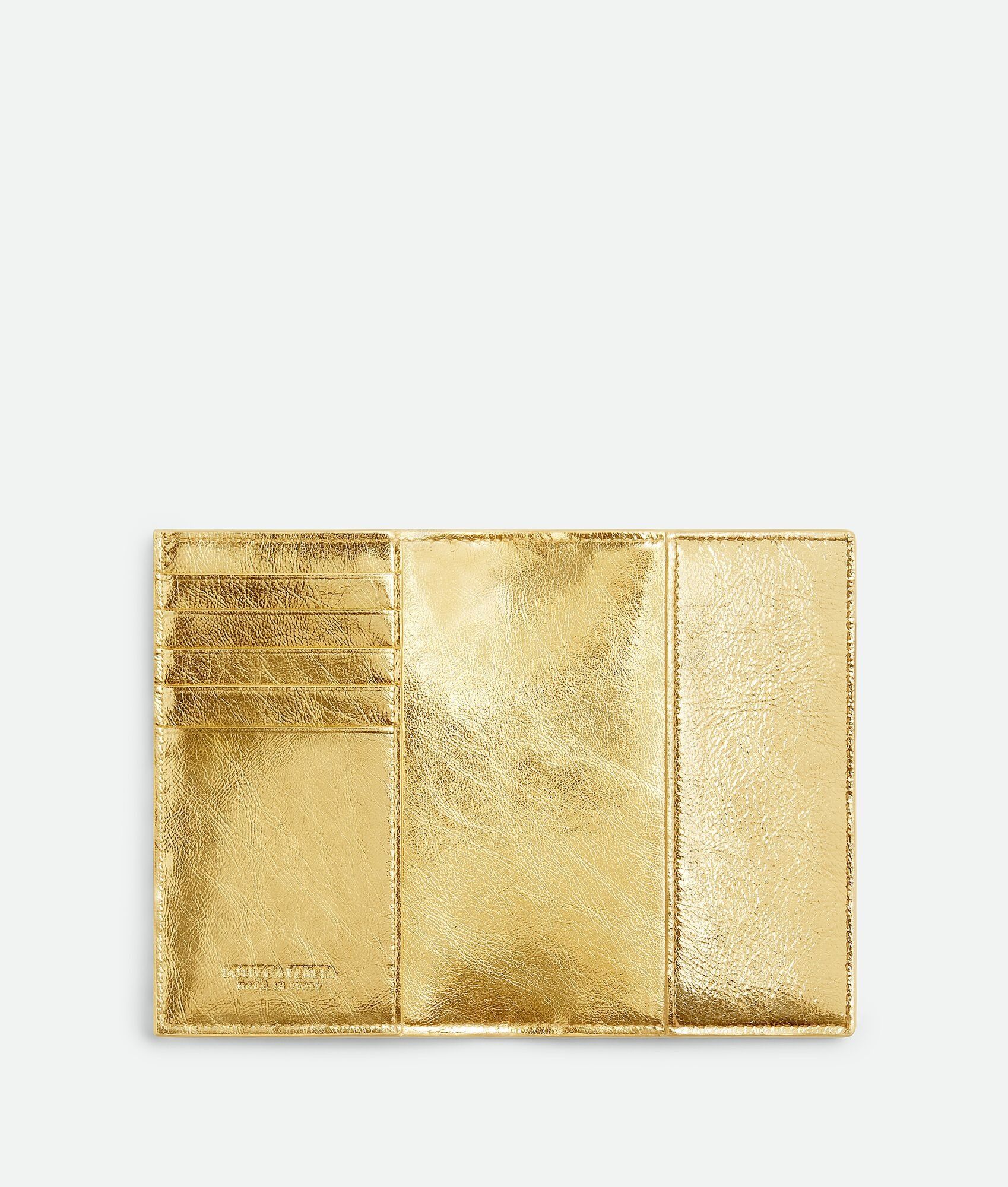 Bottega Veneta o1lf3ng10525 Size: OS / Intrecciato Passport Case in Gold Size ONE SIZE - 2 Thumbnail