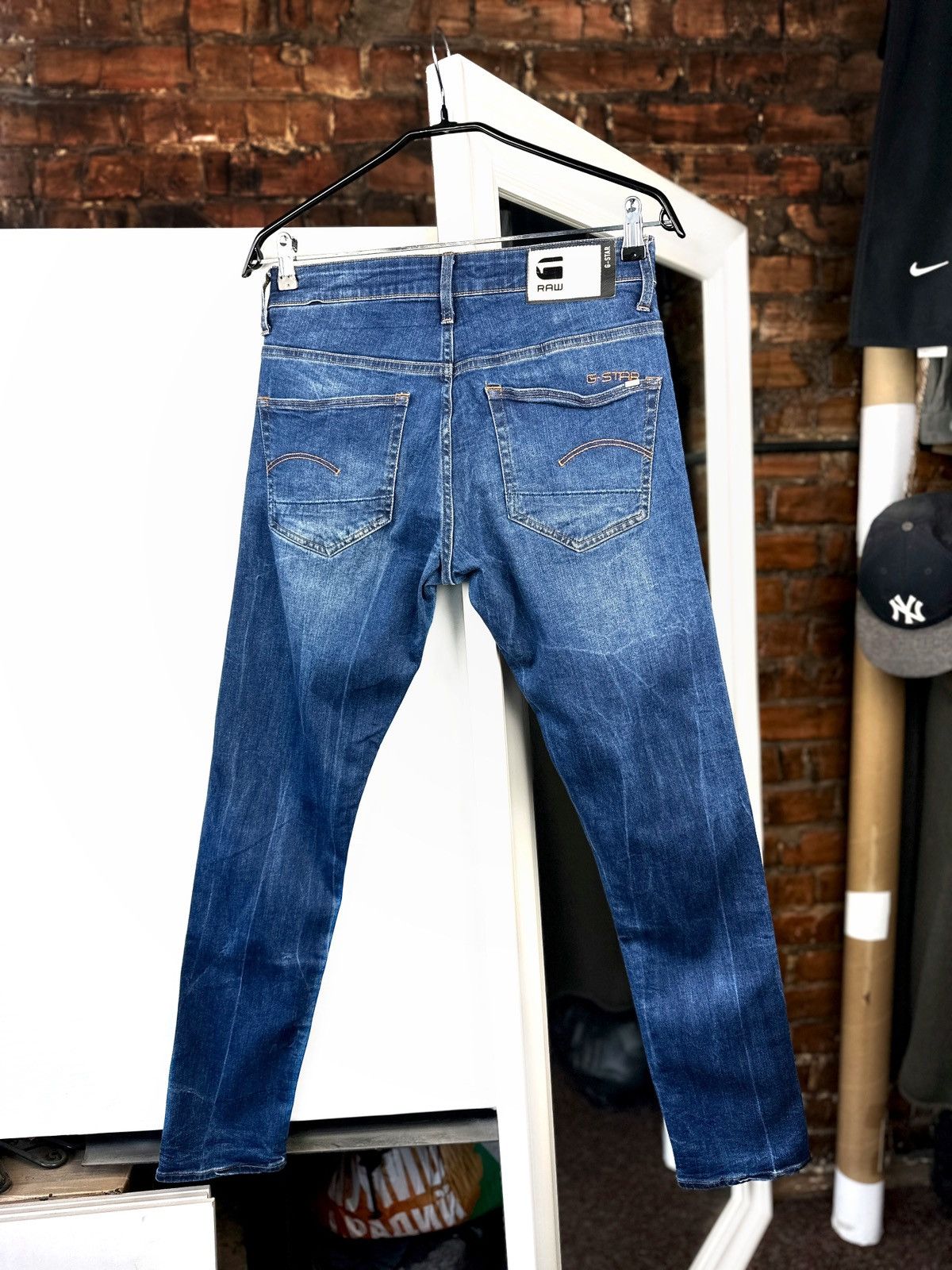 G-Star Men’s Jeans G-Star Raw 3301 Super Slim Dark Blue Size: 30/30 Size US 30 / EU 46 - 4 Thumbnail