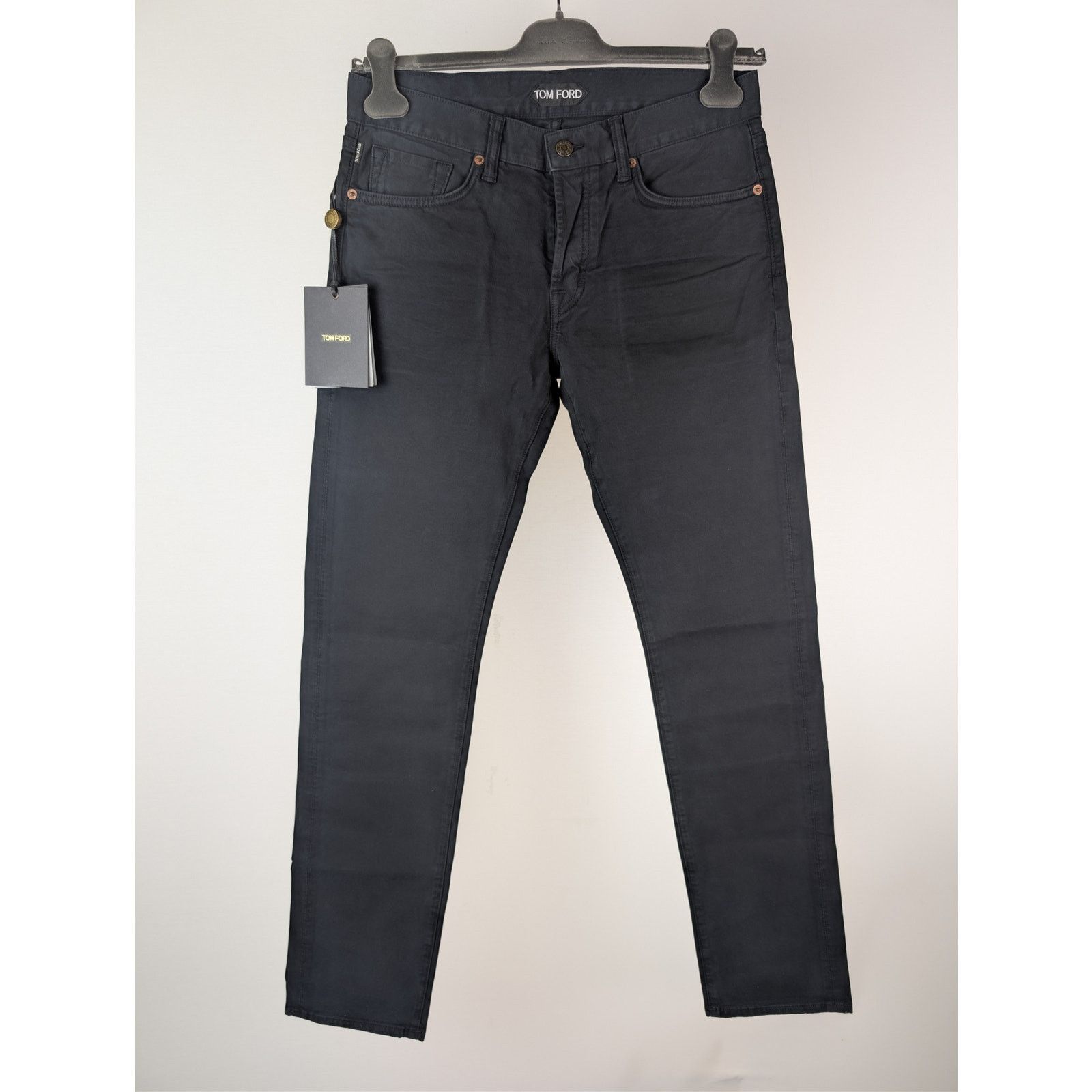 Tom Ford o1rshd1 Straight Fit Denim Jeans in Navy Blue Size US 30 / EU 46 - 1 Thumbnail