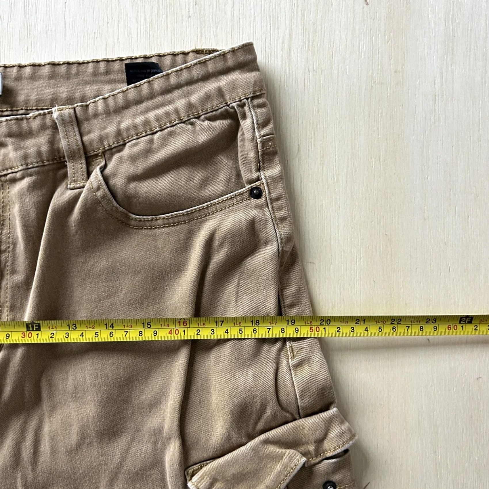Southpole Southpole Cargo Pants Mens 36x30 Beige Slim Skinny Leg Casual Workwear Streetwear Pants Size US 36 / EU 52 - 7 Thumbnail