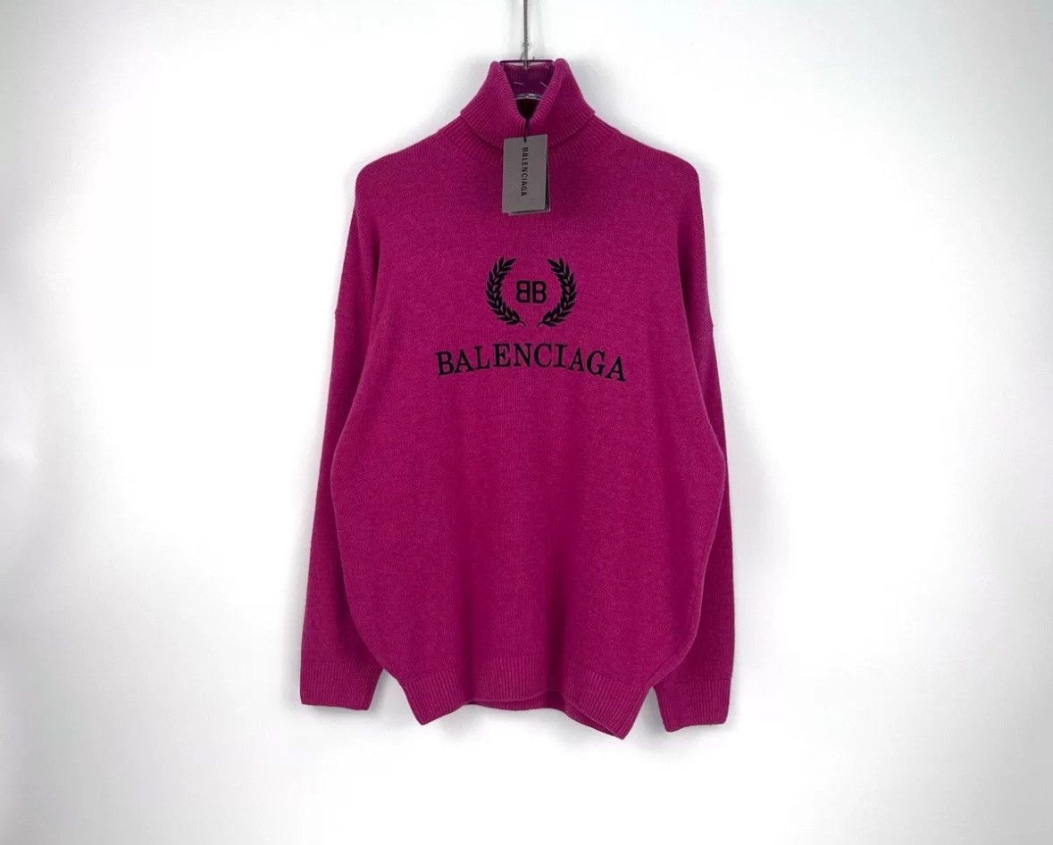 Balenciaga Balenciaga classic embroidered wool sweater 2412-Nextarrow Size US S / EU 44-46 / 1 - 3 Thumbnail