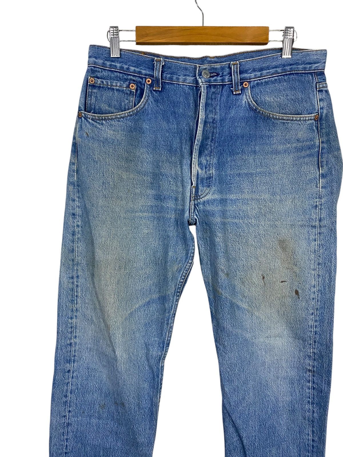 Levi's Vintage levis 80s denim distressed very rare Size US 34 / EU 50 - 4 Thumbnail