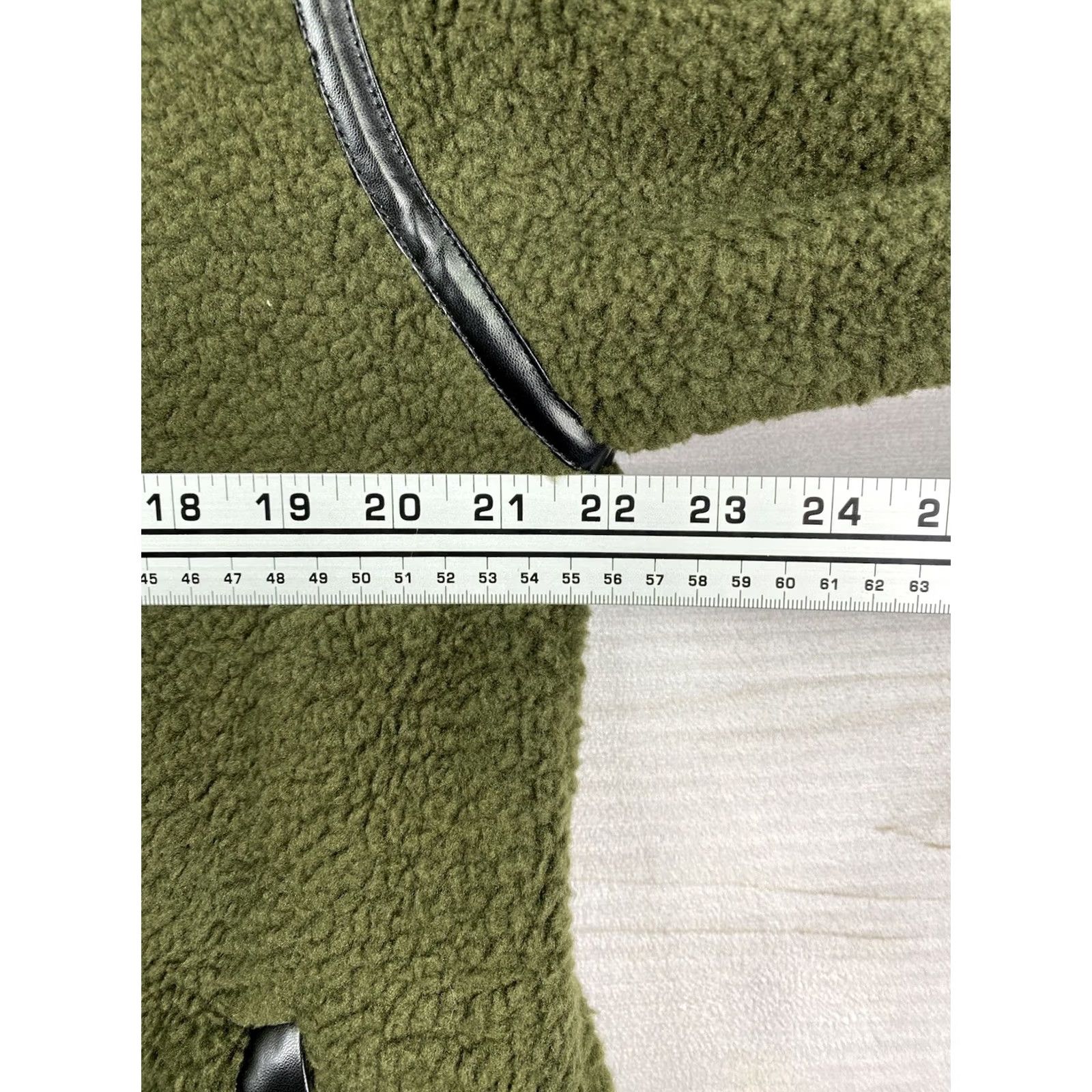 Vintage Pretty Garden Jacket Womens L Green Fleece Sherpa Hooded Long Zip Winter Coat Modern Piping Casual Mens? Women Size L / US 10 / IT 46 - 7 Thumbnail