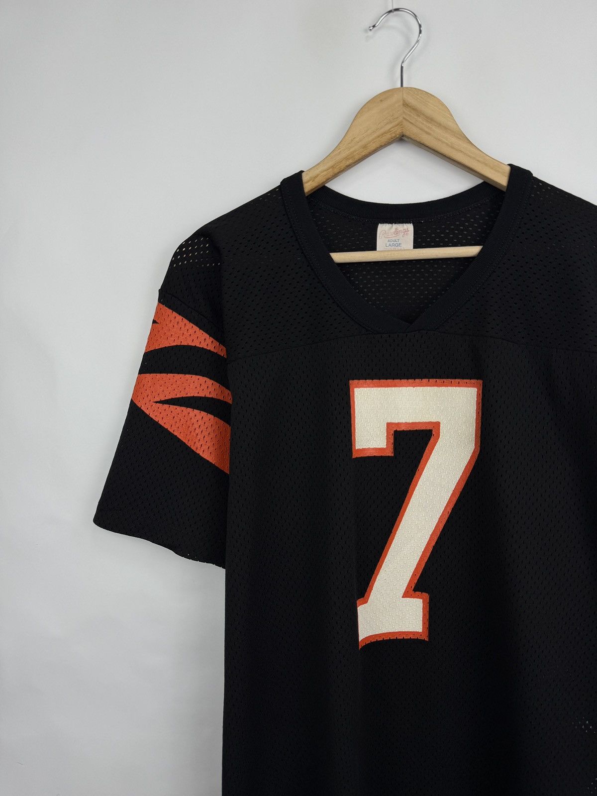NFL 🏈🇺🇸 Vintage 80s Rawlings NFL Football Jersey #7 Made in USA Size US L / EU 52-54 / 3 - 3 Thumbnail