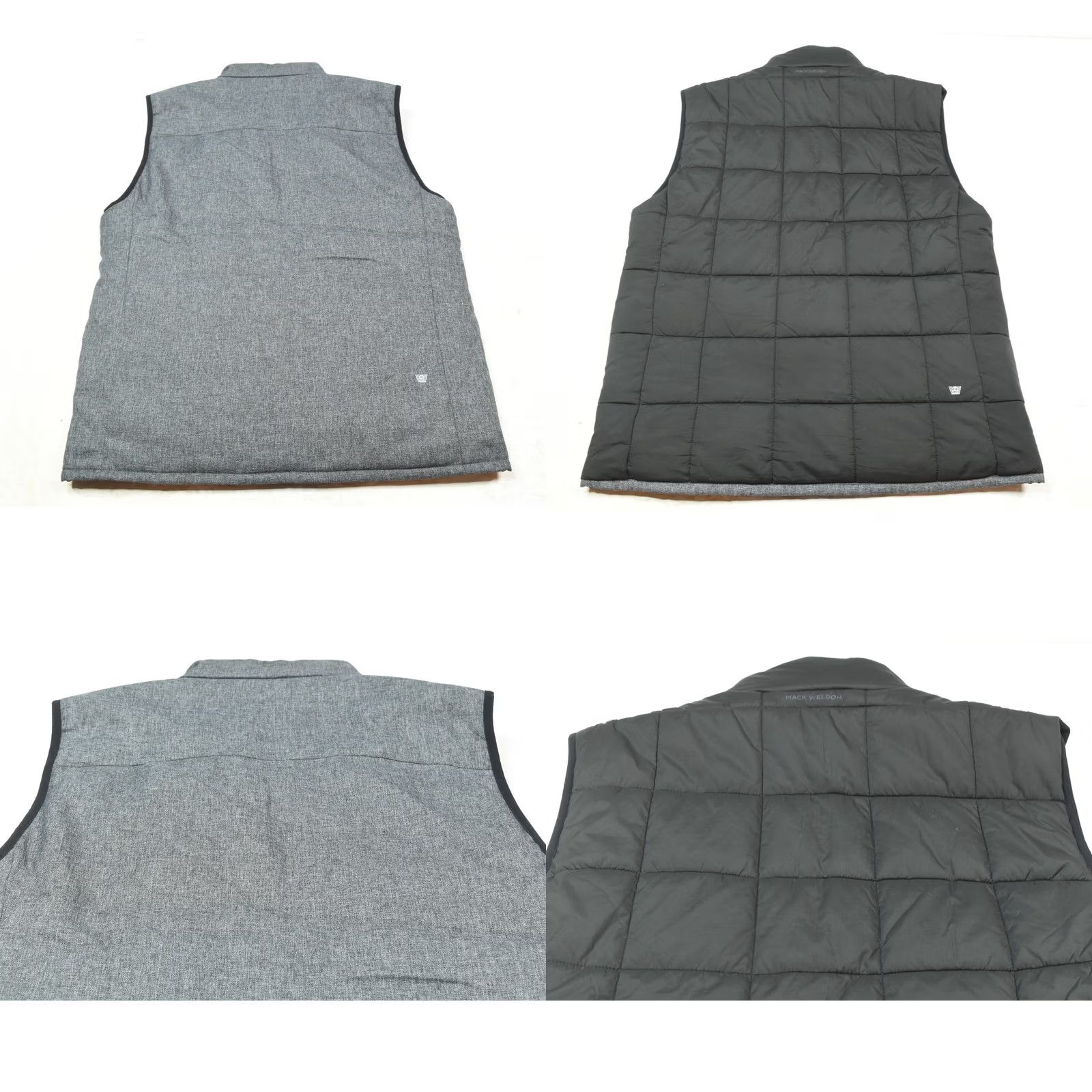 Vintage Mack Weldon Reversible Puffer Vest Mens Large Gray Full-Zip Sleeveless Classic Size US L / EU 52-54 / 3 - 9 Thumbnail