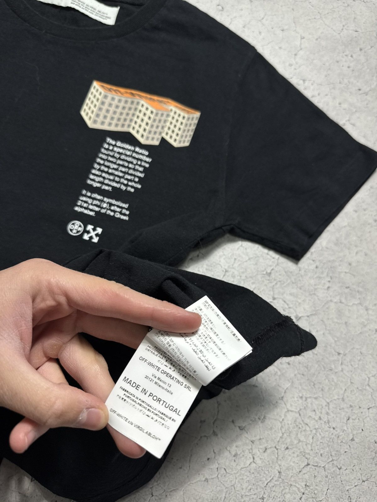Off-White Off-White Rationalism Luxury Black Big Logo Shirt Size S Size US S / EU 44-46 / 1 - 8 Thumbnail