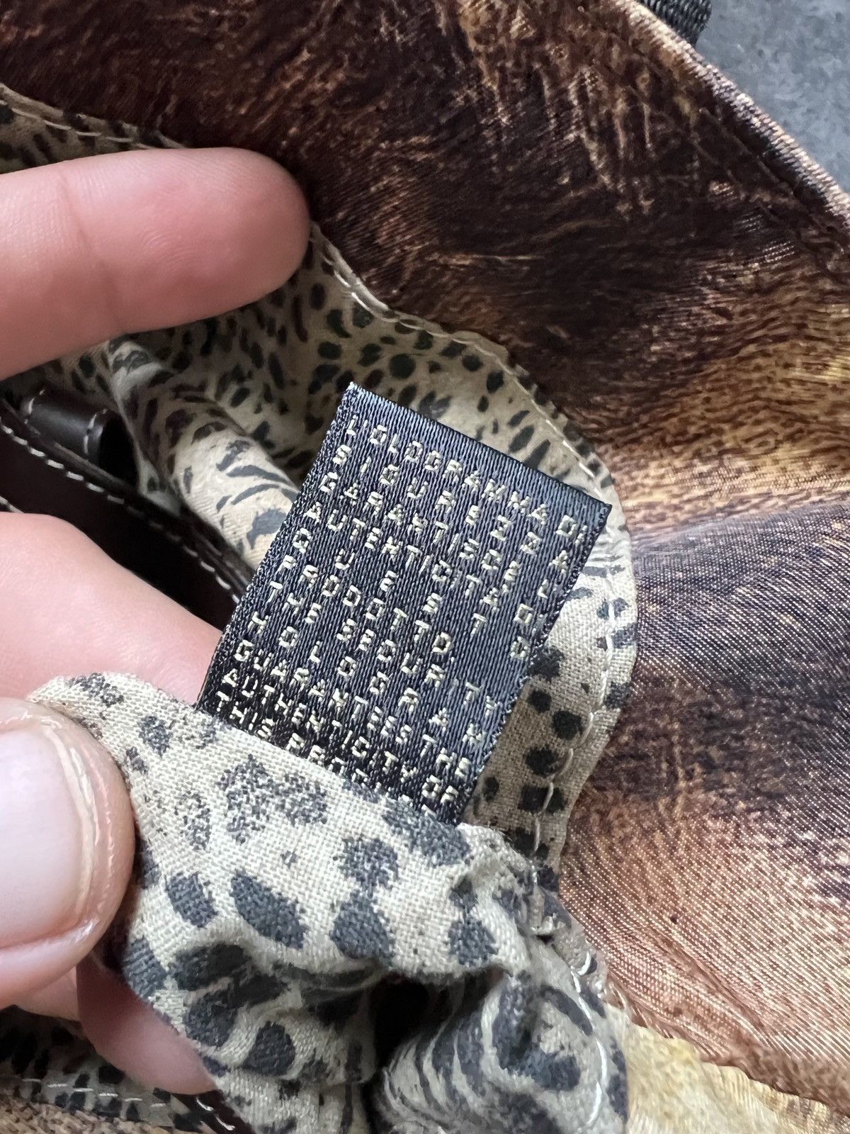 Roberto Cavalli × Vintage Roberto Cavalli Freedom Vintage Leopard tote bag Size ONE SIZE - 7 Thumbnail