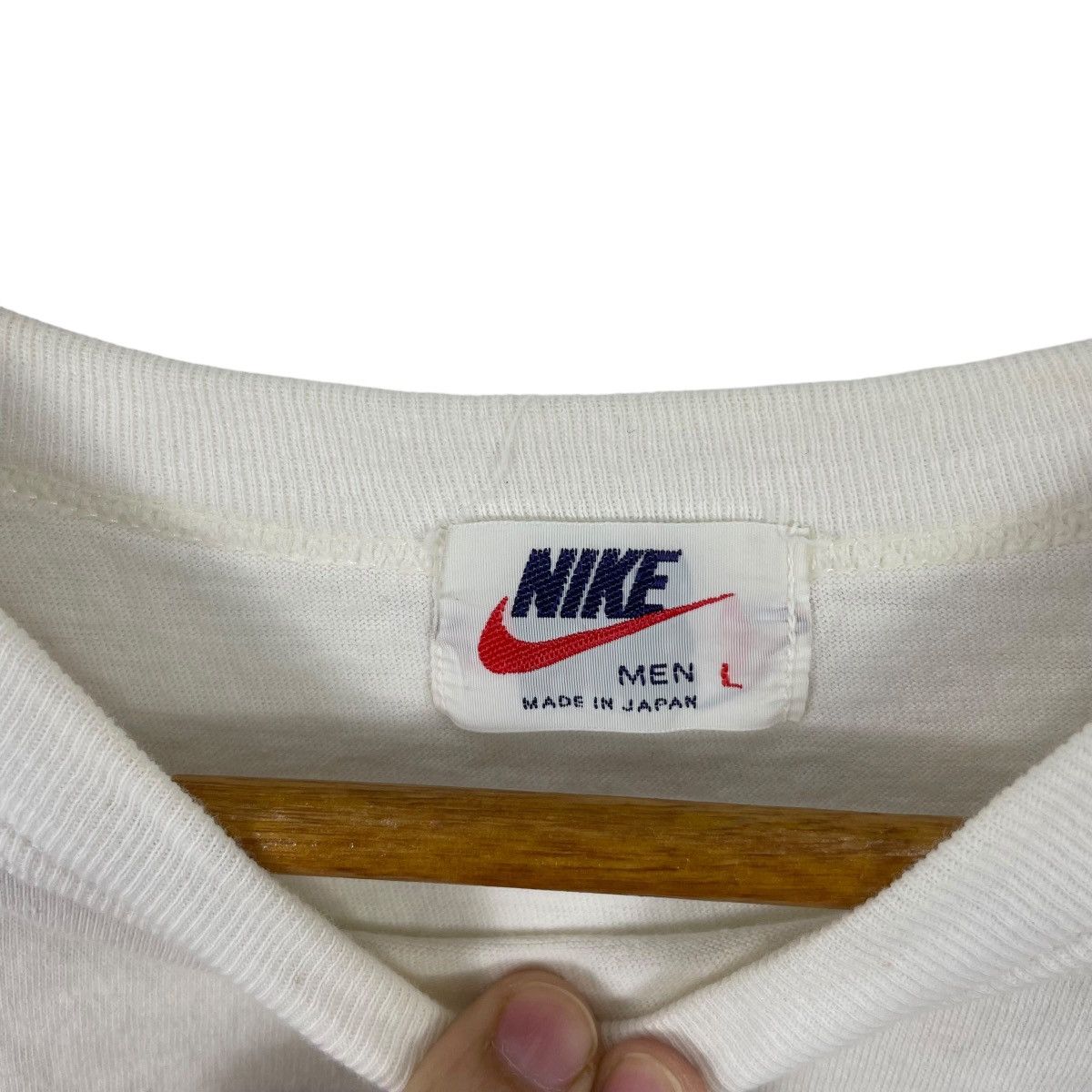 Japanese Brand × Nike × Vintage Vintage 80s NIKE Japan Tee Shirt Size US L / EU 52-54 / 3 - 5 Thumbnail