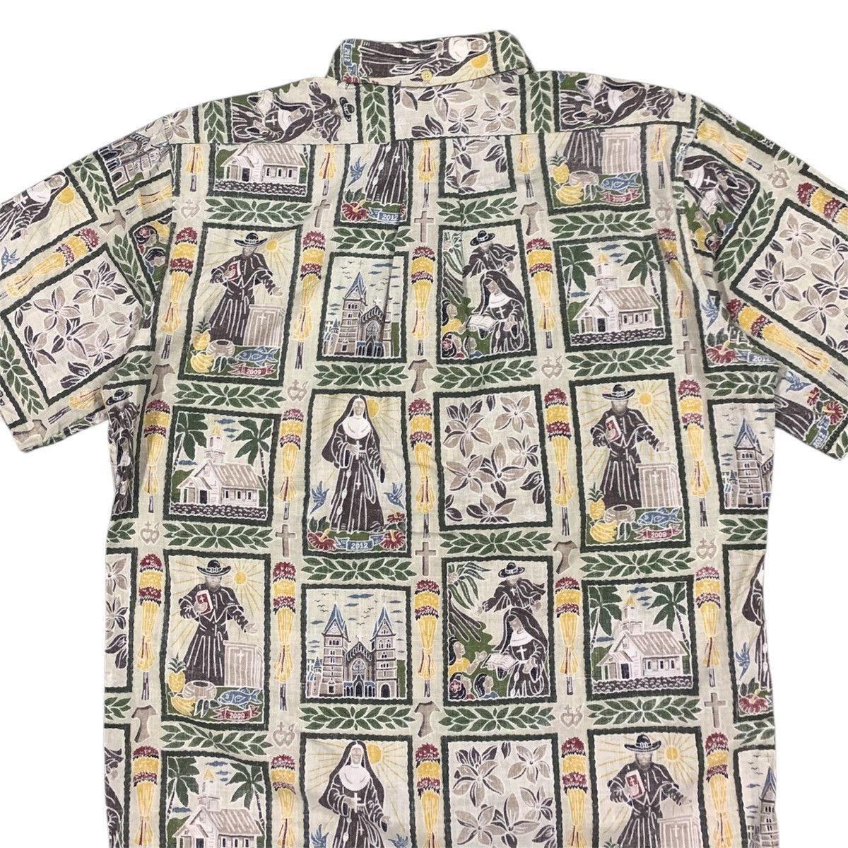 Reyn Spooner Reyn Spooner Dietrich Varez Father Damien Hawaiian Shirt Size US M / EU 48-50 / 2 - 6 Thumbnail