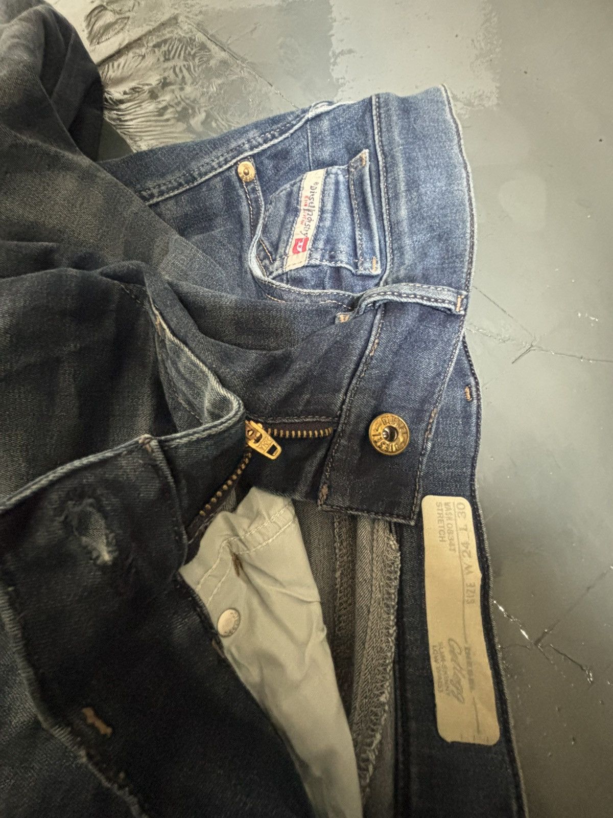 Diesel Italian brand blue jeans Size 30" / US 8 / IT 44 - 7 Thumbnail