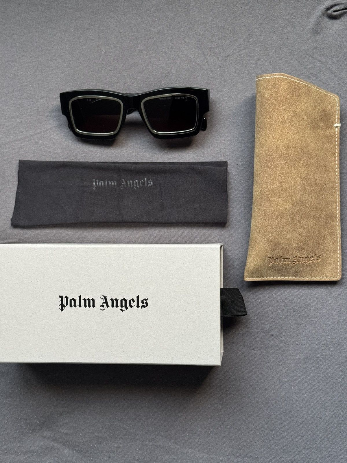 Palm Angels Palm Angels - Raymond D-Frame Acetate Sunglasses Size 30 - 7 Thumbnail