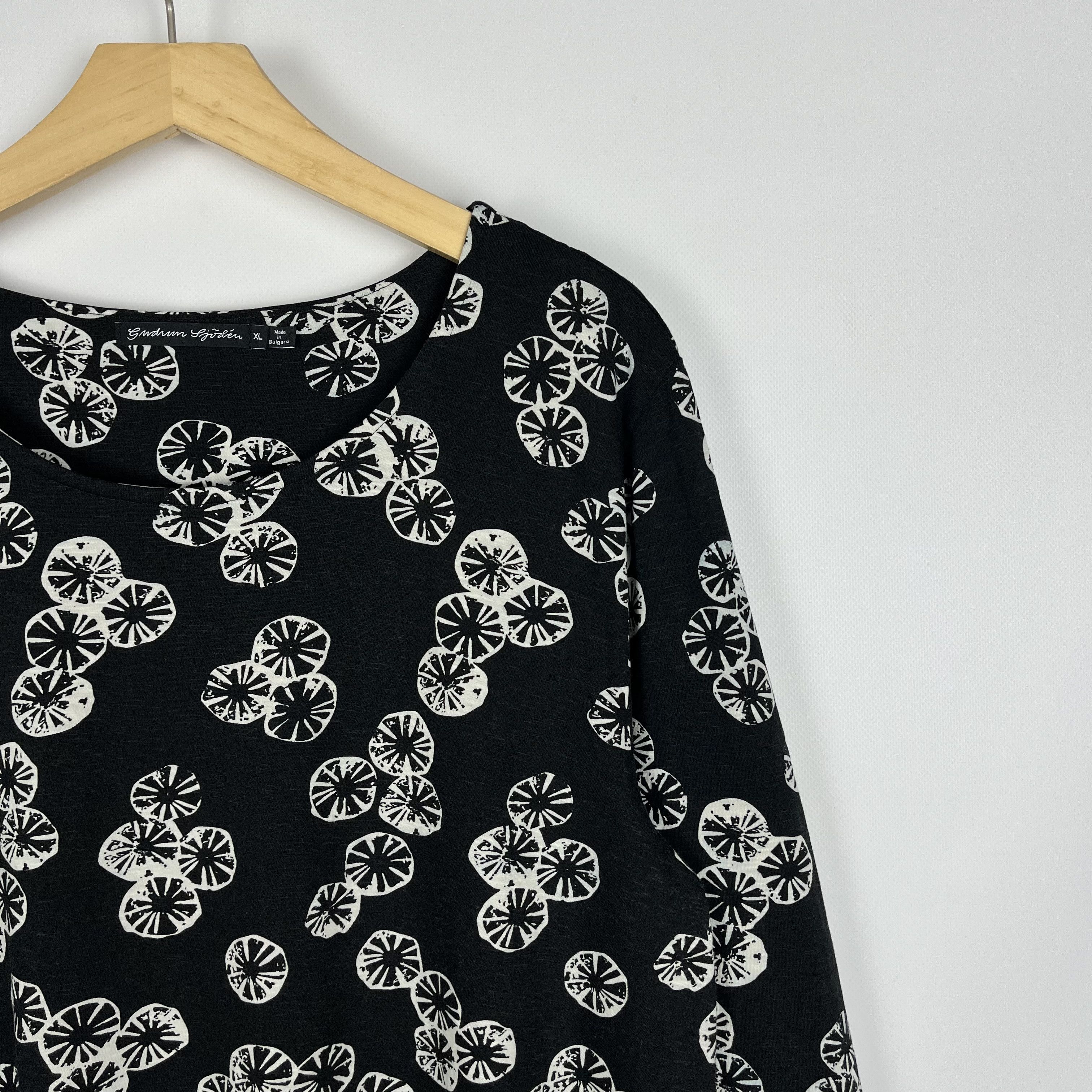 Gudrun Sjoden Ladies Gudrun Sjoden Corallo Pattern 3/4 Sleeve Tunic Blouse Size XL / US 12-14 / IT 48-50 - 2 Thumbnail