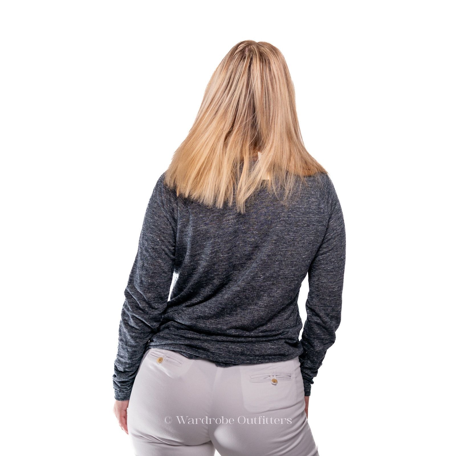 Madewell Missguided Re_Styld Pink Ribbed Thermal Henley Long Sleeve Size S / US 4 / IT 40 - 5 Thumbnail