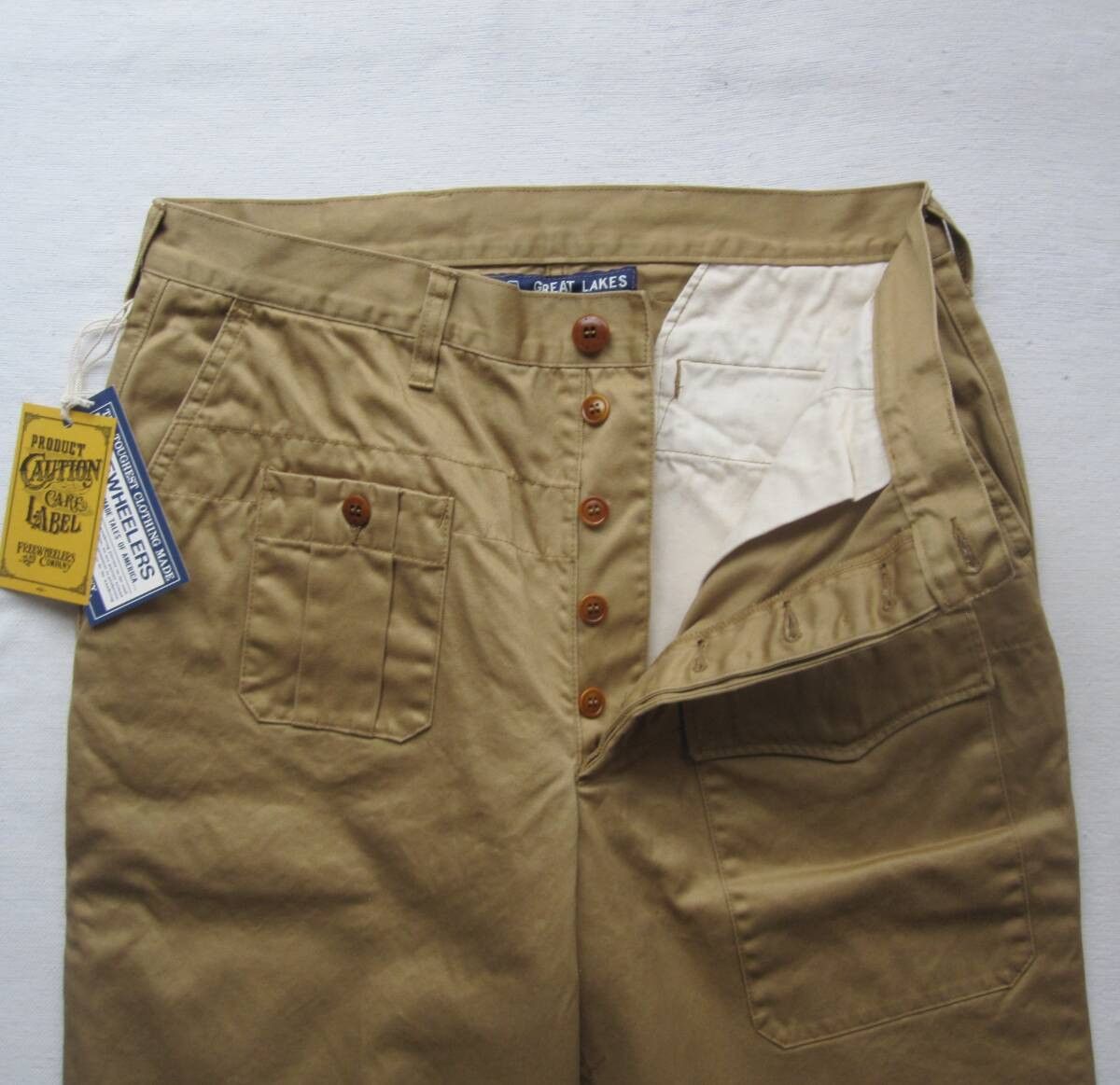 Freewheelers “WILDLIFE OBSERVER” COTTON TROUSERS 34 Size US 34 / EU 50 - 3 Thumbnail