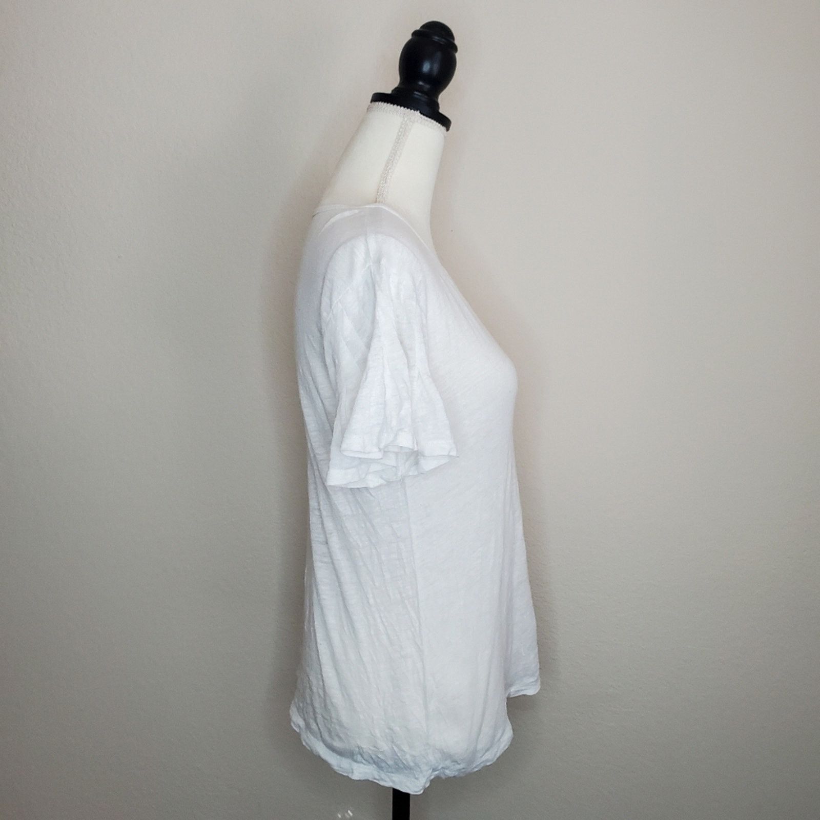 J.Crew J. Crew Linen Bell Sleeve Top Small Size S / US 4 / IT 40 - 2 Thumbnail