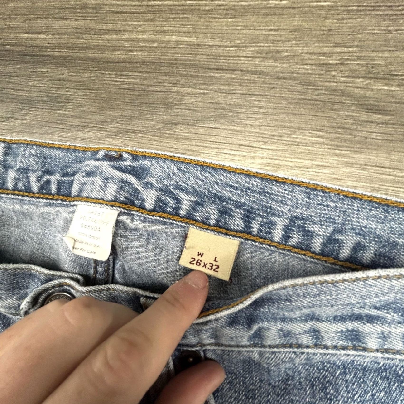 Abercrombie & Fitch VINTAGE Abercrombie & Fitch Jeans Womens 28x32 Low Rise Flare Bootcut USA 90s Size 28" / US 6 / IT 42 - 6 Thumbnail