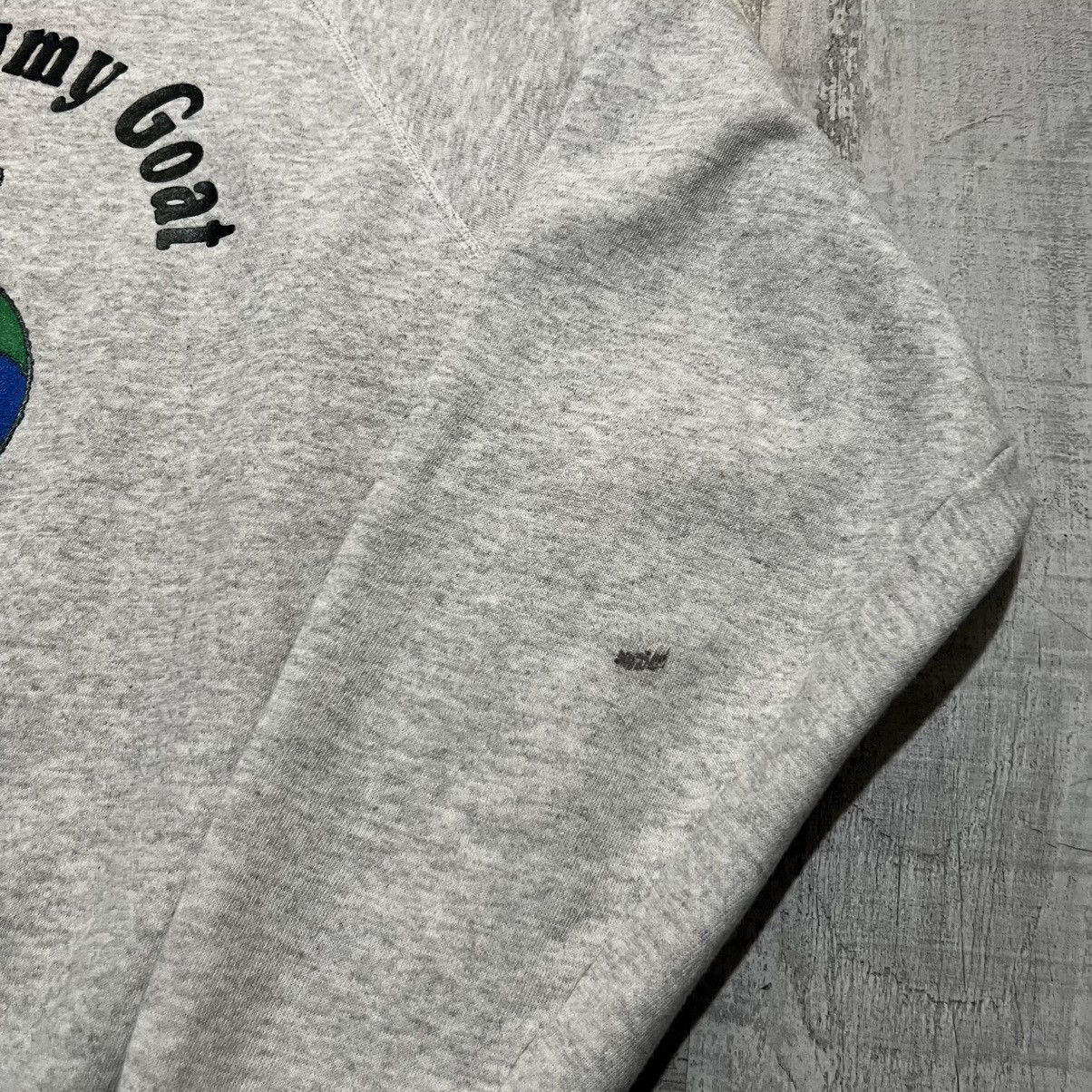 Hanes × Vintage VTG It's A Pygmy Goat World 90s Cute Farm Animal Sweatshirt Size US XXL / EU 58 / 5 - 4 Thumbnail