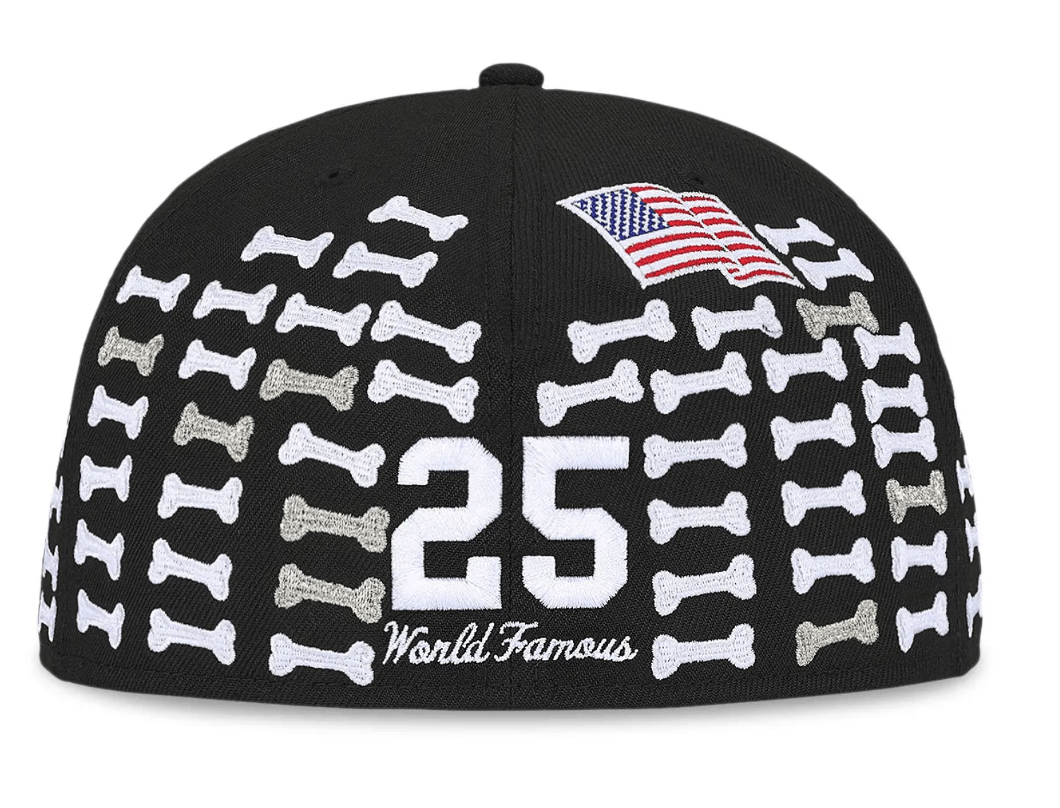 Other Supreme Bones Box Logo New Era 59Fifty Hat Black 7 1/2 Size ONE SIZE - 3 Thumbnail